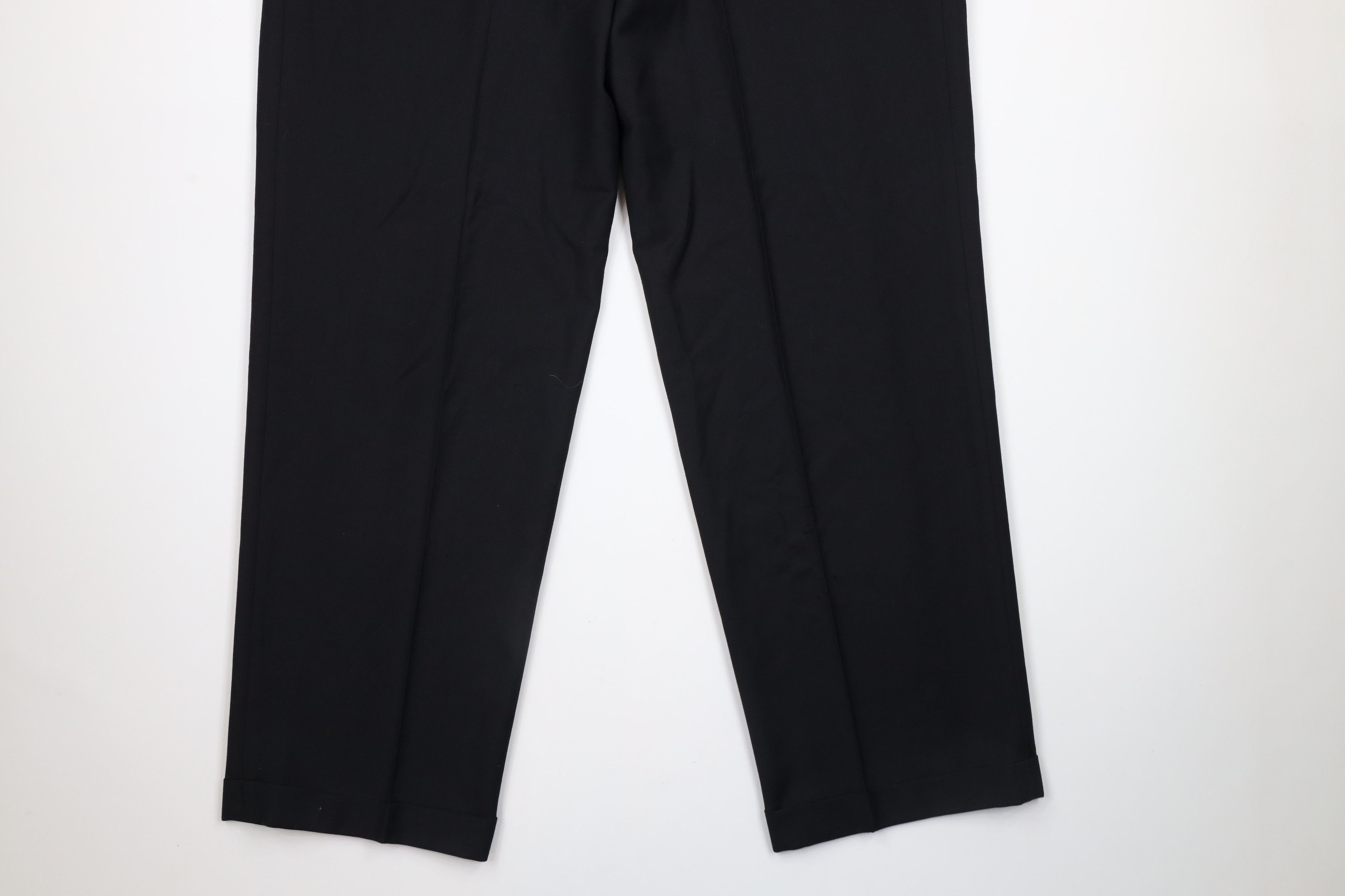 Vintage Vintage 90s Streetwear Pleated Cuffed Wide Leg Chino Pants Size US 36 / EU 52 - 13 Thumbnail