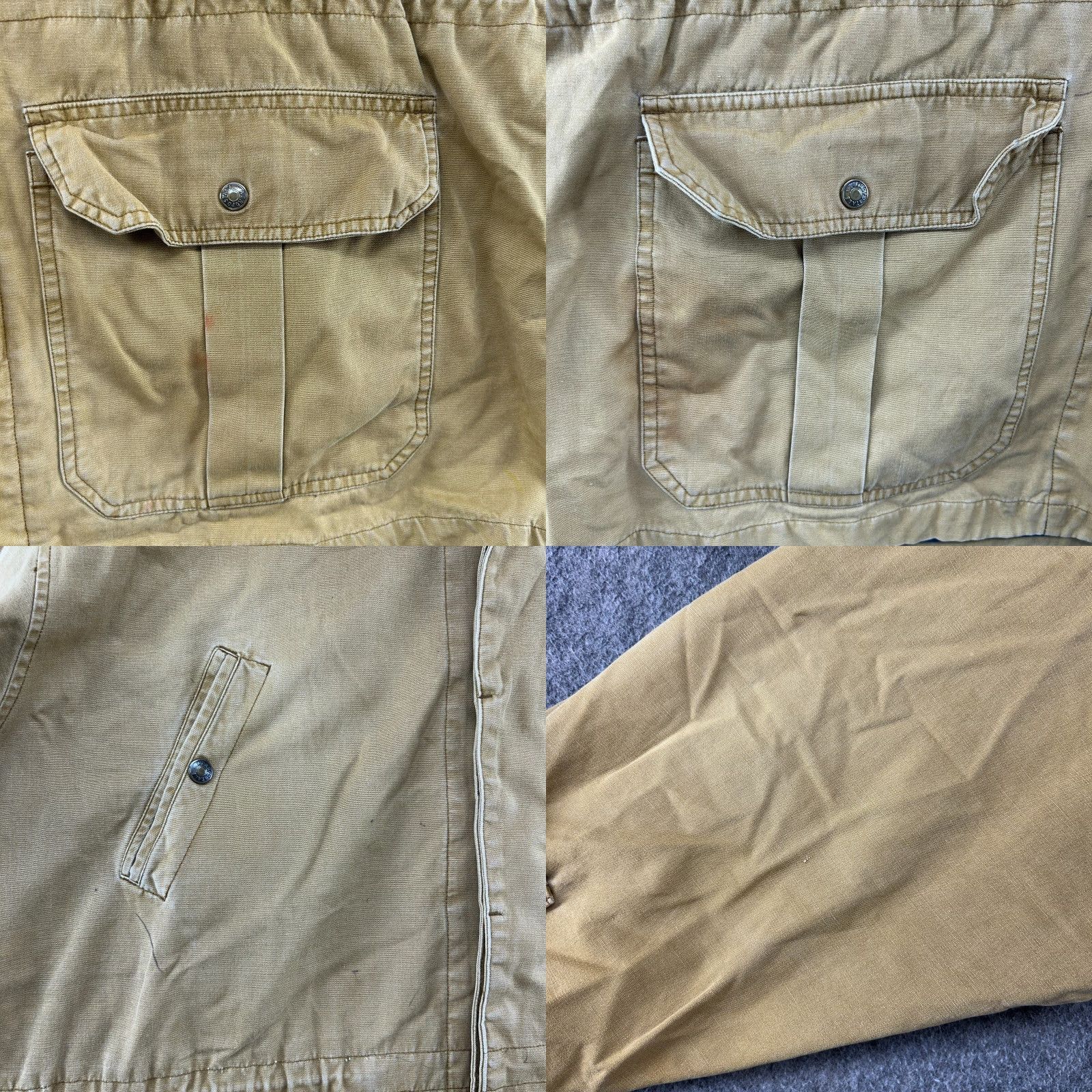 Vintage VINTAGE Aéropostale Jacket Men XL Brown Parka Canvas Hooded 90s Sun Faded Chore Workwear Casual Zip Size US XL / EU 56 / 4 - 10 Thumbnail