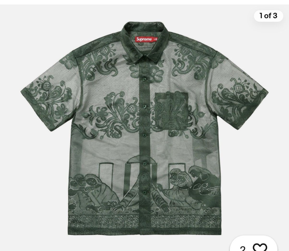 Supreme Supreme last supper lace shirt Size US XL / EU 56 / 4 - 1 Thumbnail