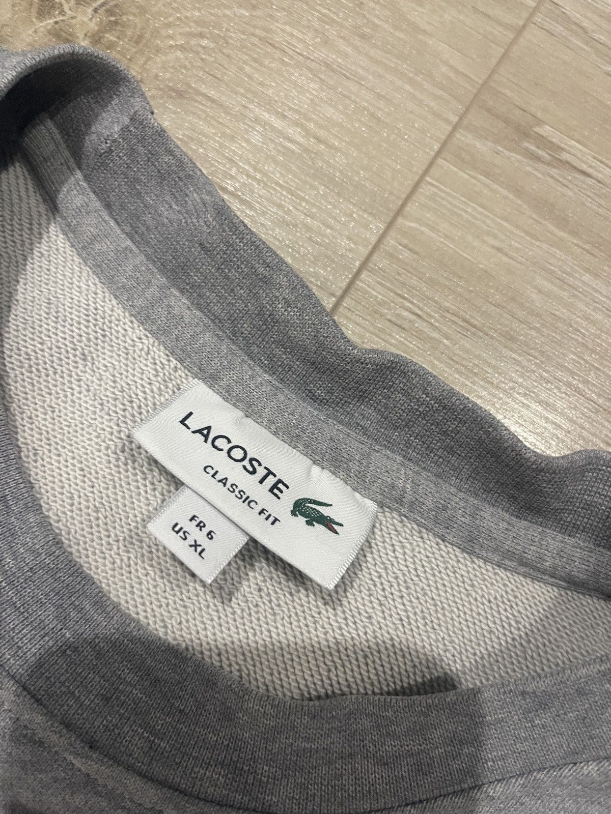 Lacoste Lacoste grey sweatshirt jumper sweater XXL Size US XL / EU 56 / 4 - 10 Thumbnail