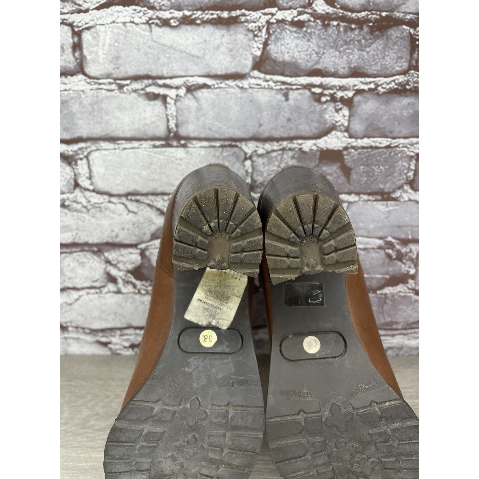 Sartore Sartore Paris Brown Leather Ankle Chelsea Vibram Heel Bootie Size US 7.5 / IT 37.5 - 9 Thumbnail