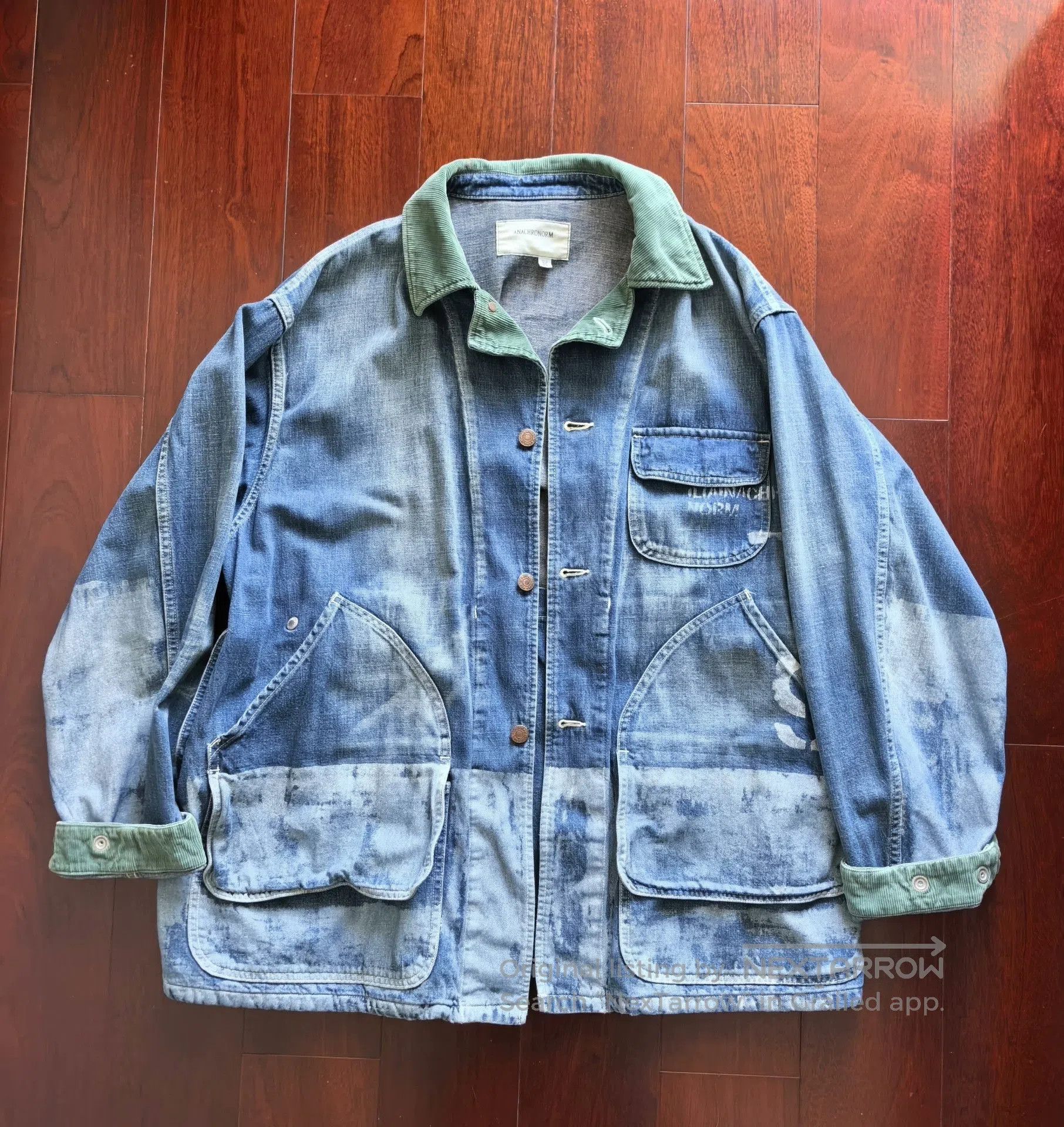 ANACHRONORM anachronorm denim hunting jacket for men. Size US M / EU 48-50 / 2 - 1 Thumbnail