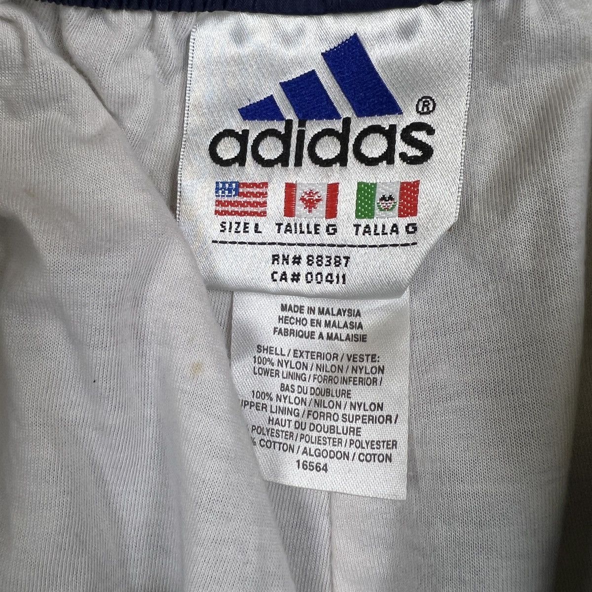 Adidas VTG Adidas Track Pants Stripe Spell Out Athletic 90s Jogger Size US 30 / EU 46 - 5 Thumbnail