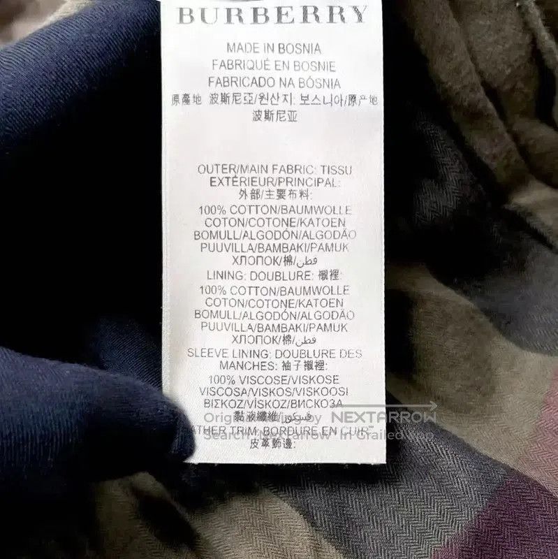 Burberry Burberry Khaki Cotton Blend Trench Coat. Size S / US 4 / IT 40 - 6 Thumbnail