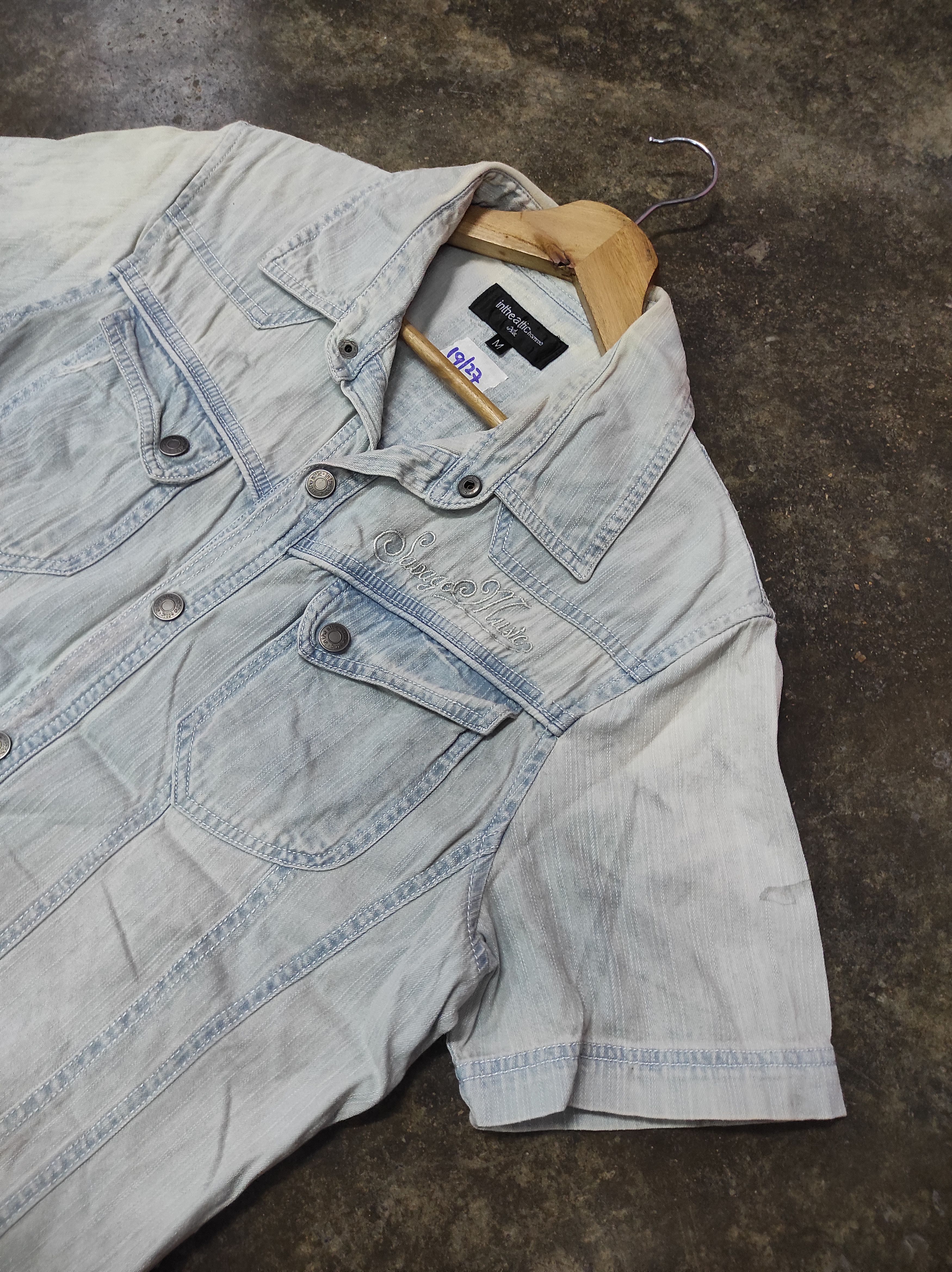 Hysteric Glamour × In The Attic IN THE ATTIC HOMME DENIM SHIRT Size M / US 6-8 / IT 42-44 - 2 Thumbnail