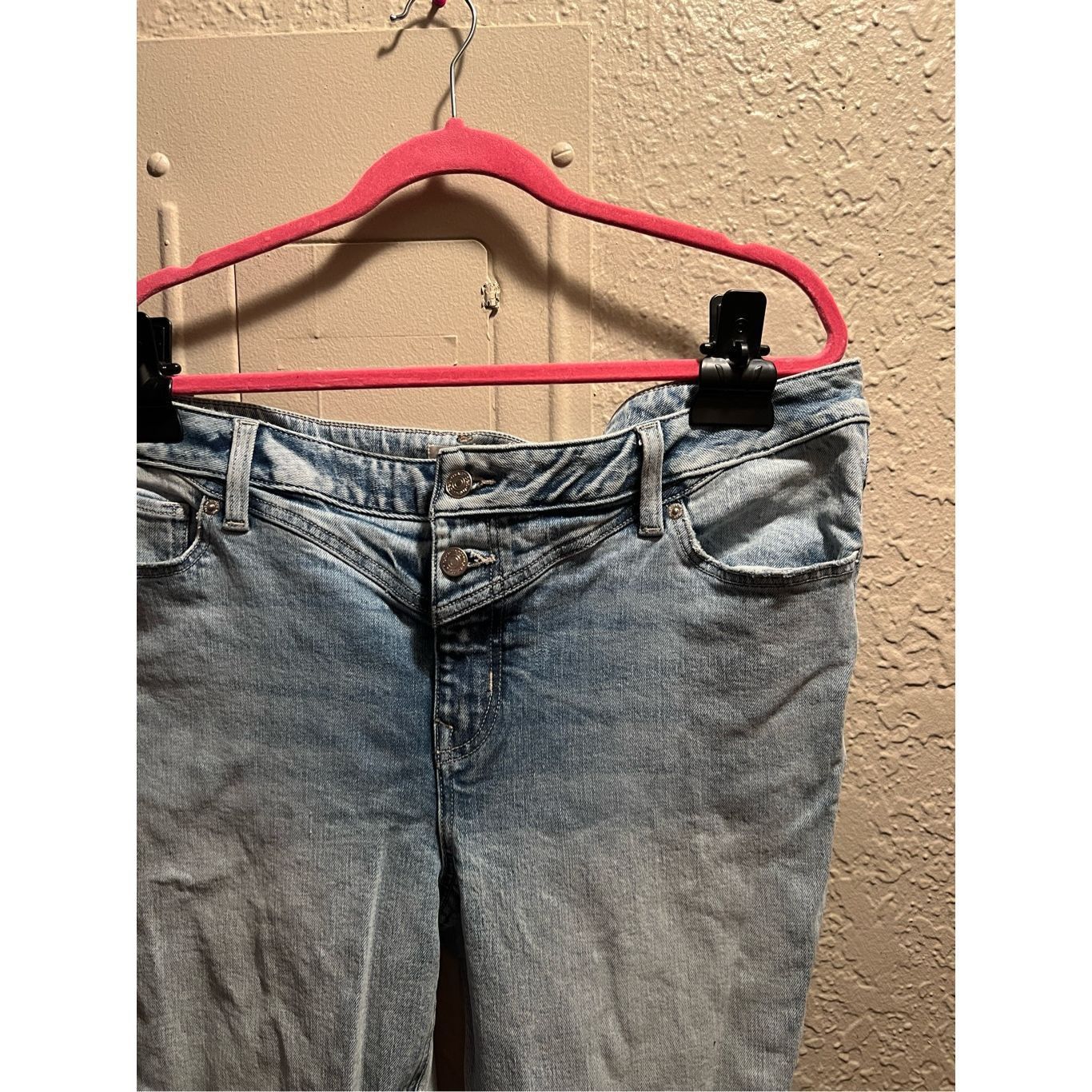 Other m Jeans By Maurices Light Colored Mid-Rise Kick Boot Ankle J Size 38" / US 16 / IT 52 - 6 Thumbnail