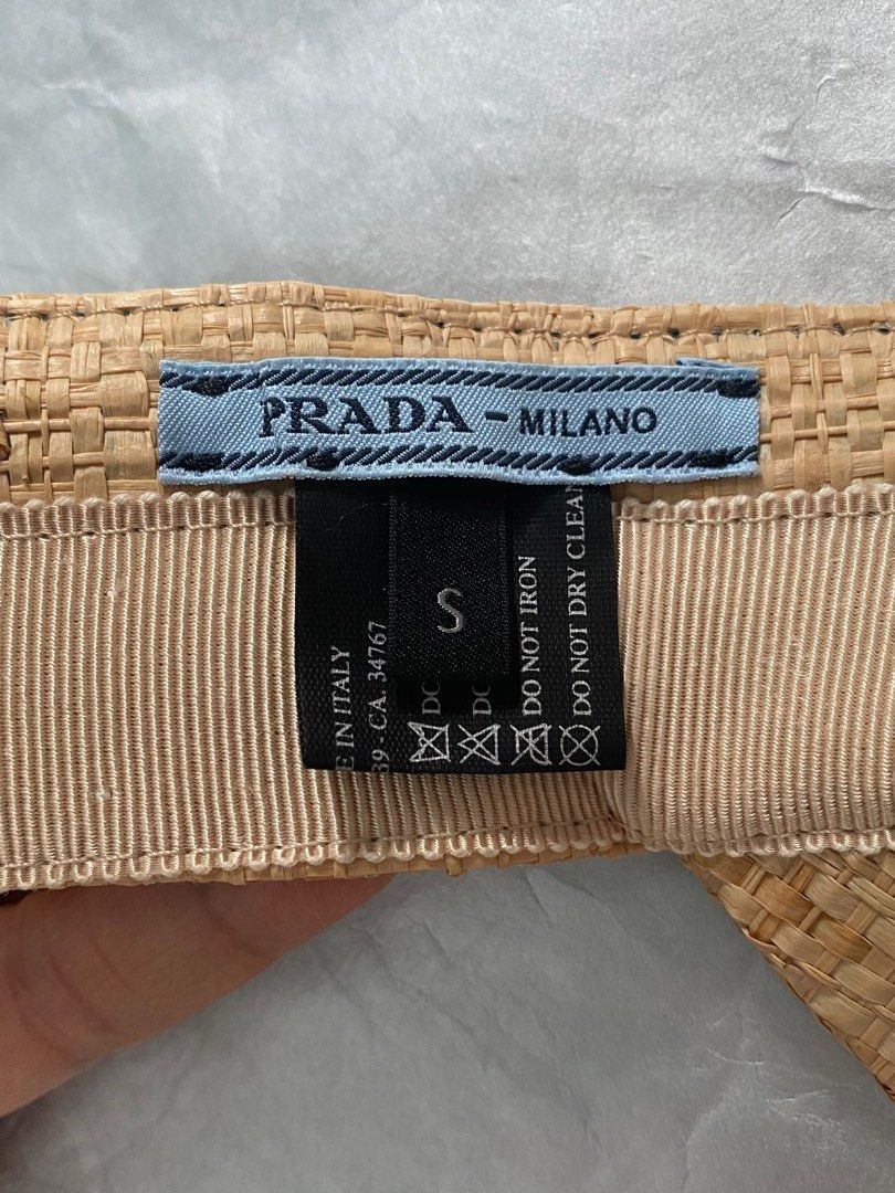 Prada Prada Straw Sun visor Size ONE SIZE - 7 Thumbnail
