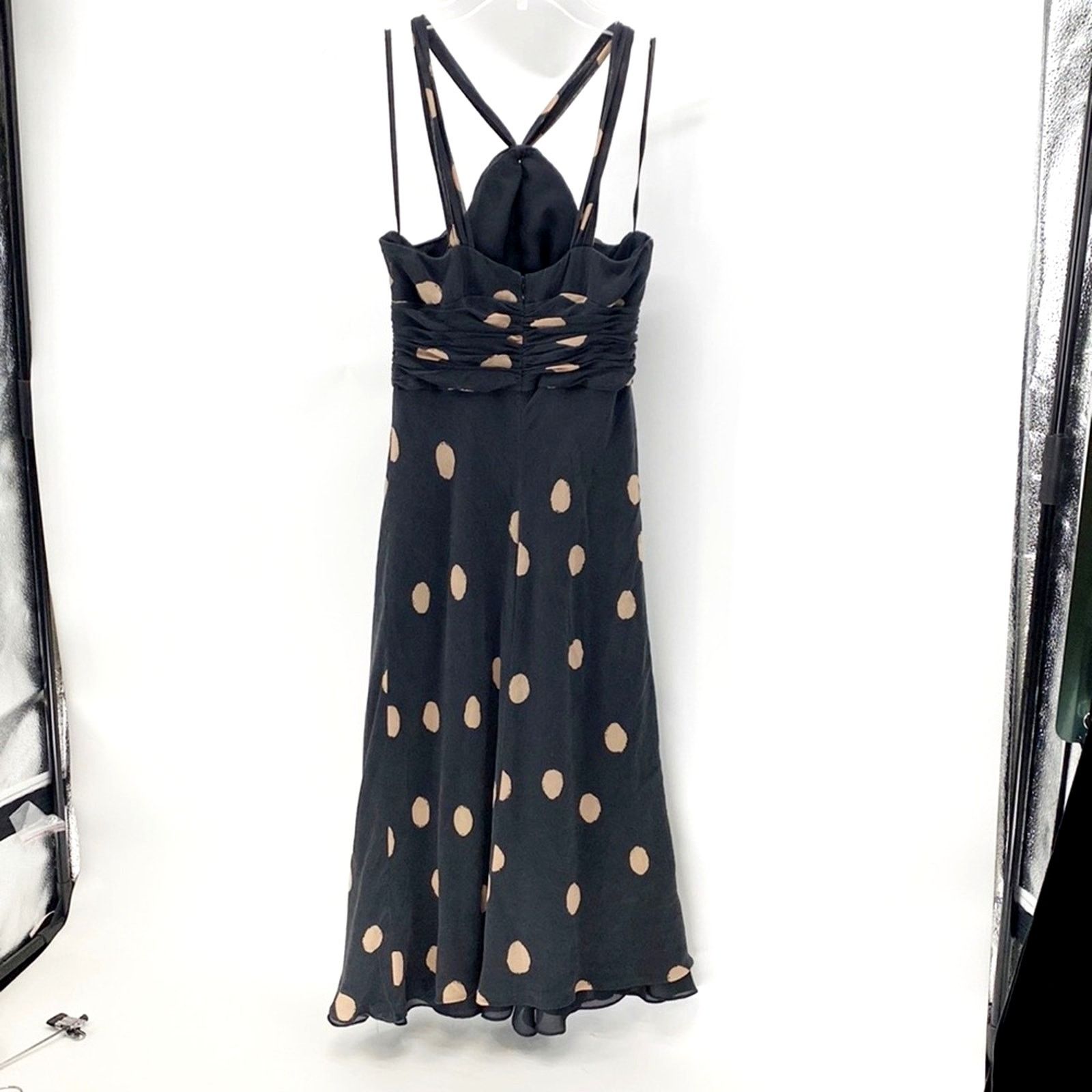 Anne Klein Anne Klein 90s polka dot silk feminine midi dress size 2 Size XS / US 0-2 / IT 36-38 - 2 Thumbnail
