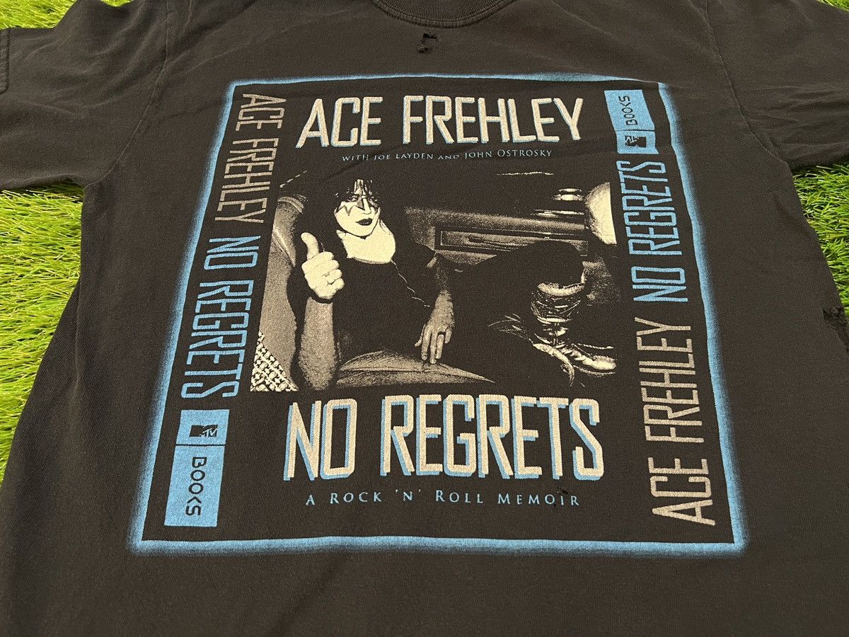 Band Tees Ace Frehley 2011 NO REGRETS MTV Books Promo T-Shirt Size US S / EU 44-46 / 1 - 2 Thumbnail