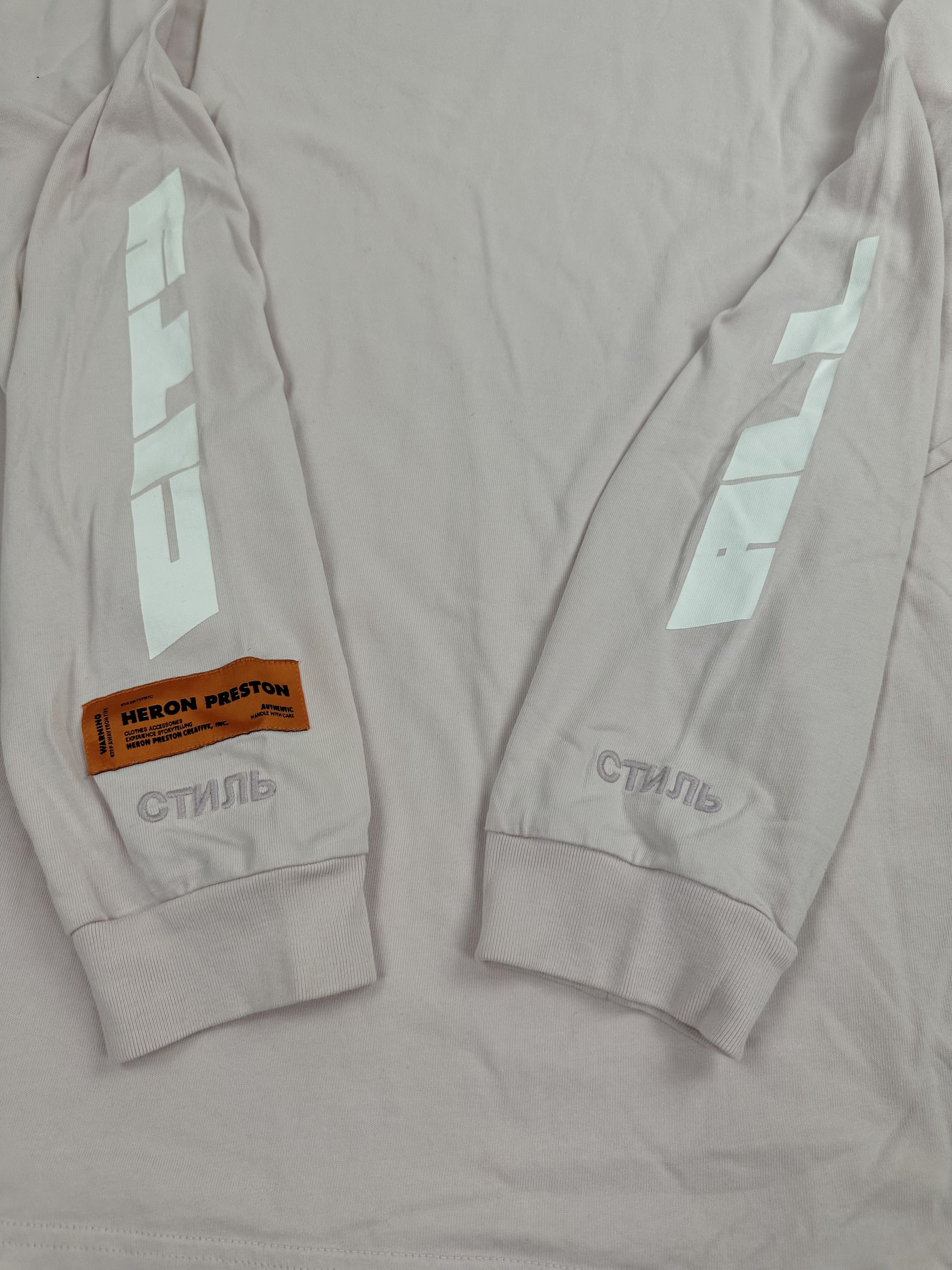 Heron Preston All City Heron Preston Long sleeve - Light pink Size US L / EU 52-54 / 3 - 3 Thumbnail