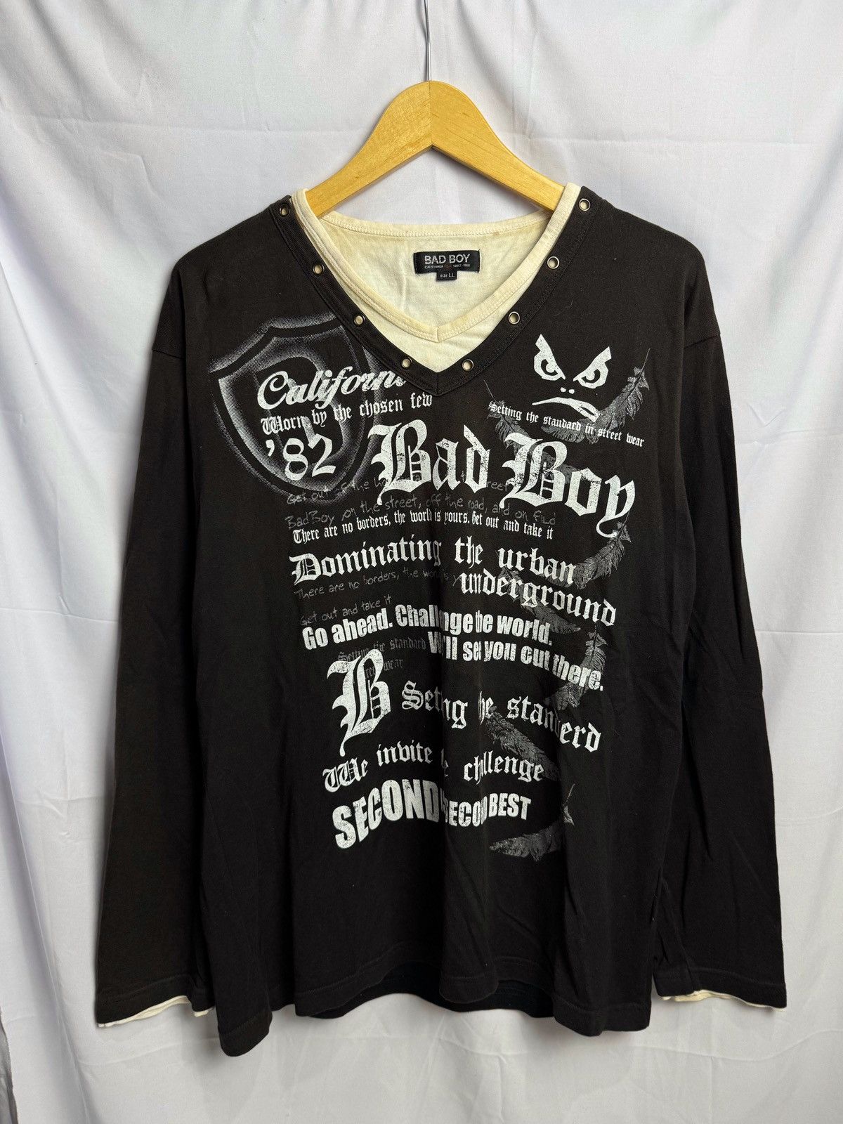 14th Addiction Badboy-Poem Japanese Long Sleeve ifsixwasnine Lgb Style Size US L / EU 52-54 / 3 - 1 Thumbnail