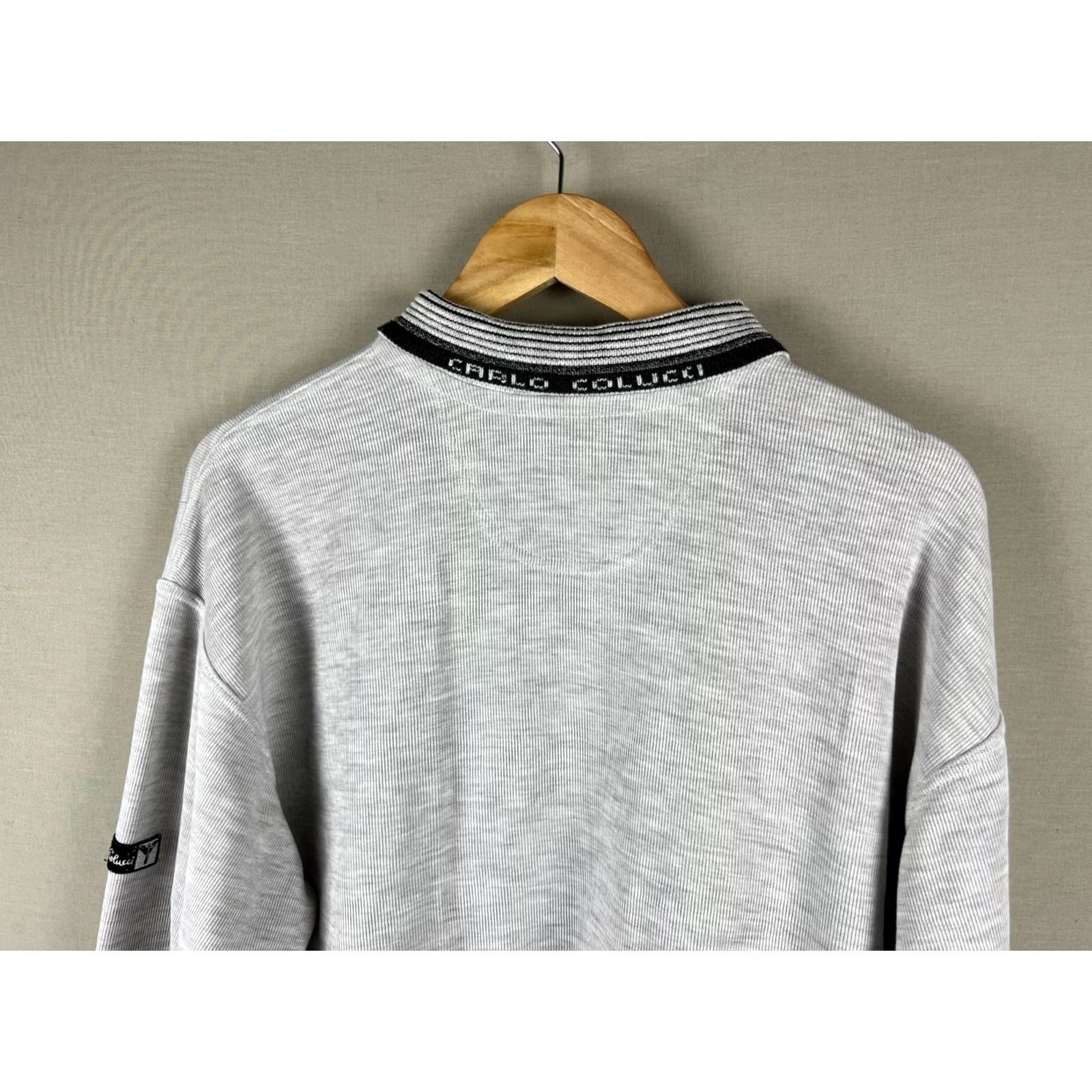 Carlo Colucci Carlo Colucci Sweater Mens Size M Gray Vintage Knit Pullover All Seasons 80s 90s Shirt Size US M / EU 48-50 / 2 - 7 Thumbnail