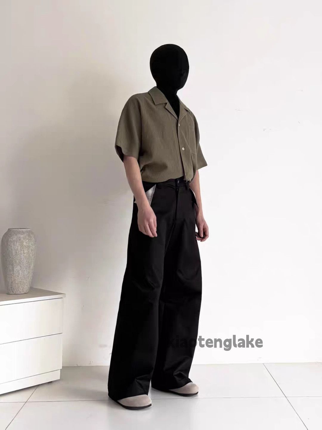 Vintage ltx vintage loose baggy wide Leg yuppie flared pants Size US 30 / EU 46 - 4 Thumbnail