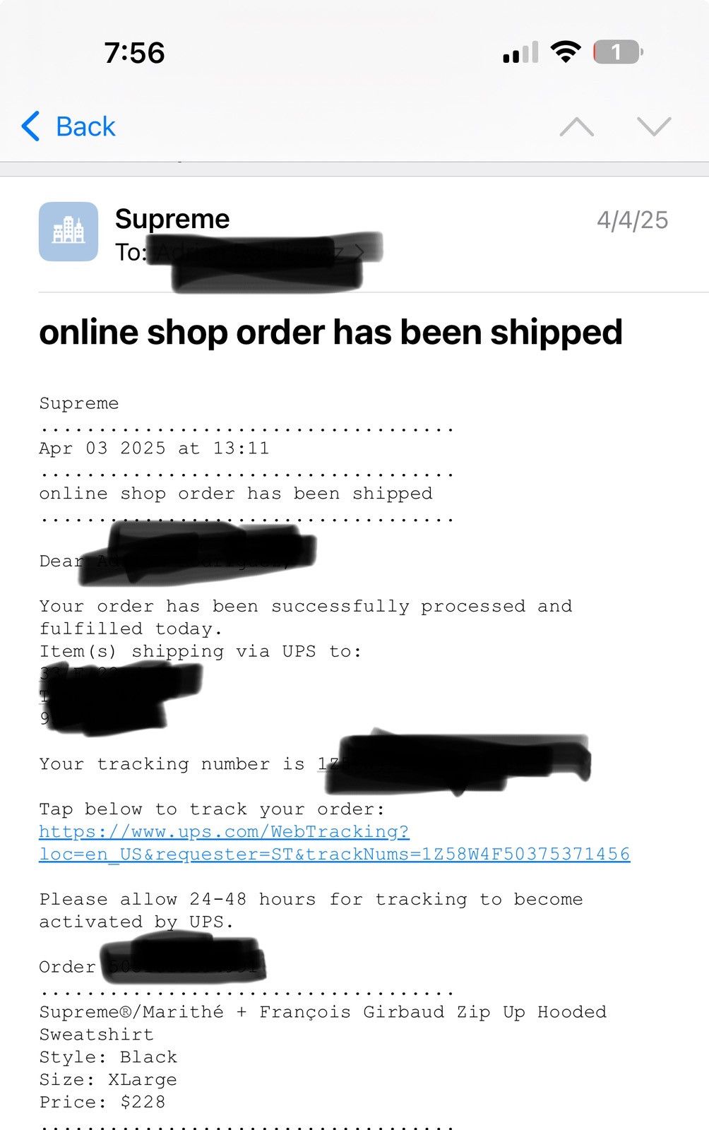 Supreme Supreme x Marithé + François Girbaud Hoodie Size US XL / EU 56 / 4 - 9 Thumbnail