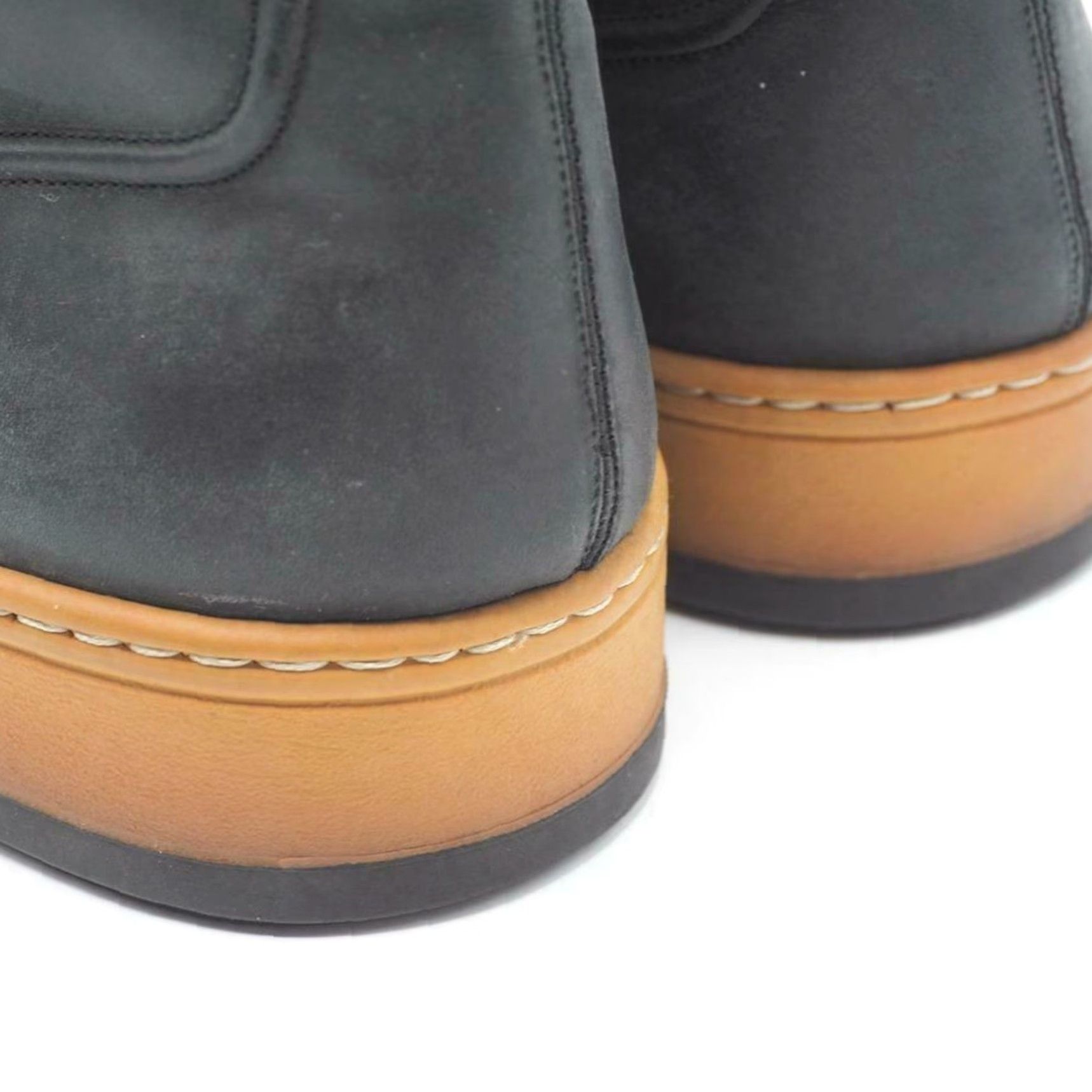 Bally VINTAGE Bally Ankle Boots Pander Style Mens Size 6.5 D Leather Dark Gray Chukka Shoes Boots Mens Size US 7 / EU 40 - 3 Thumbnail