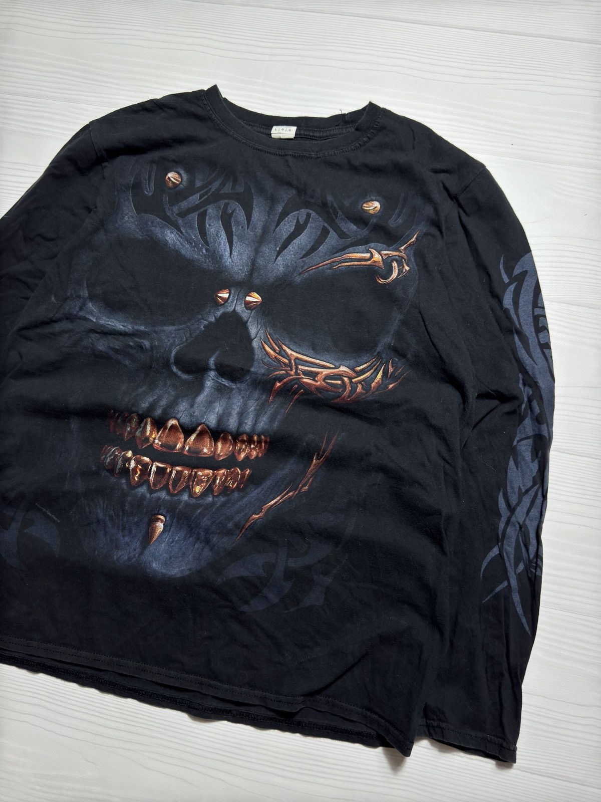 Vintage Spiral trible long sleeve sk8 y2k 2000s skate rap sematary Size US L / EU 52-54 / 3 - 2 Thumbnail