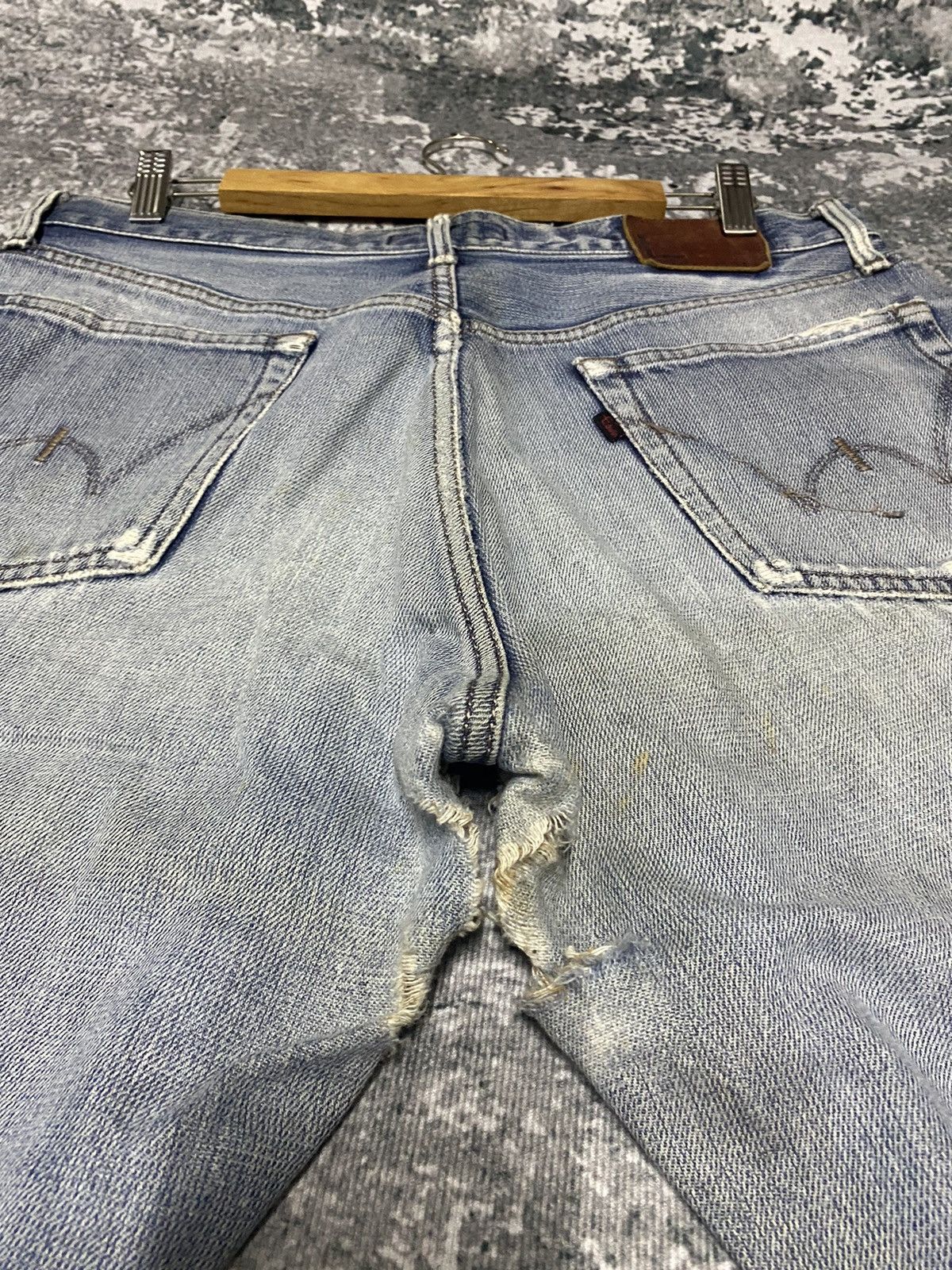 Edwin × Vintage Vintage Edwin E Function Distressed Denim Jeans Size US 34 / EU 50 - 11 Thumbnail
