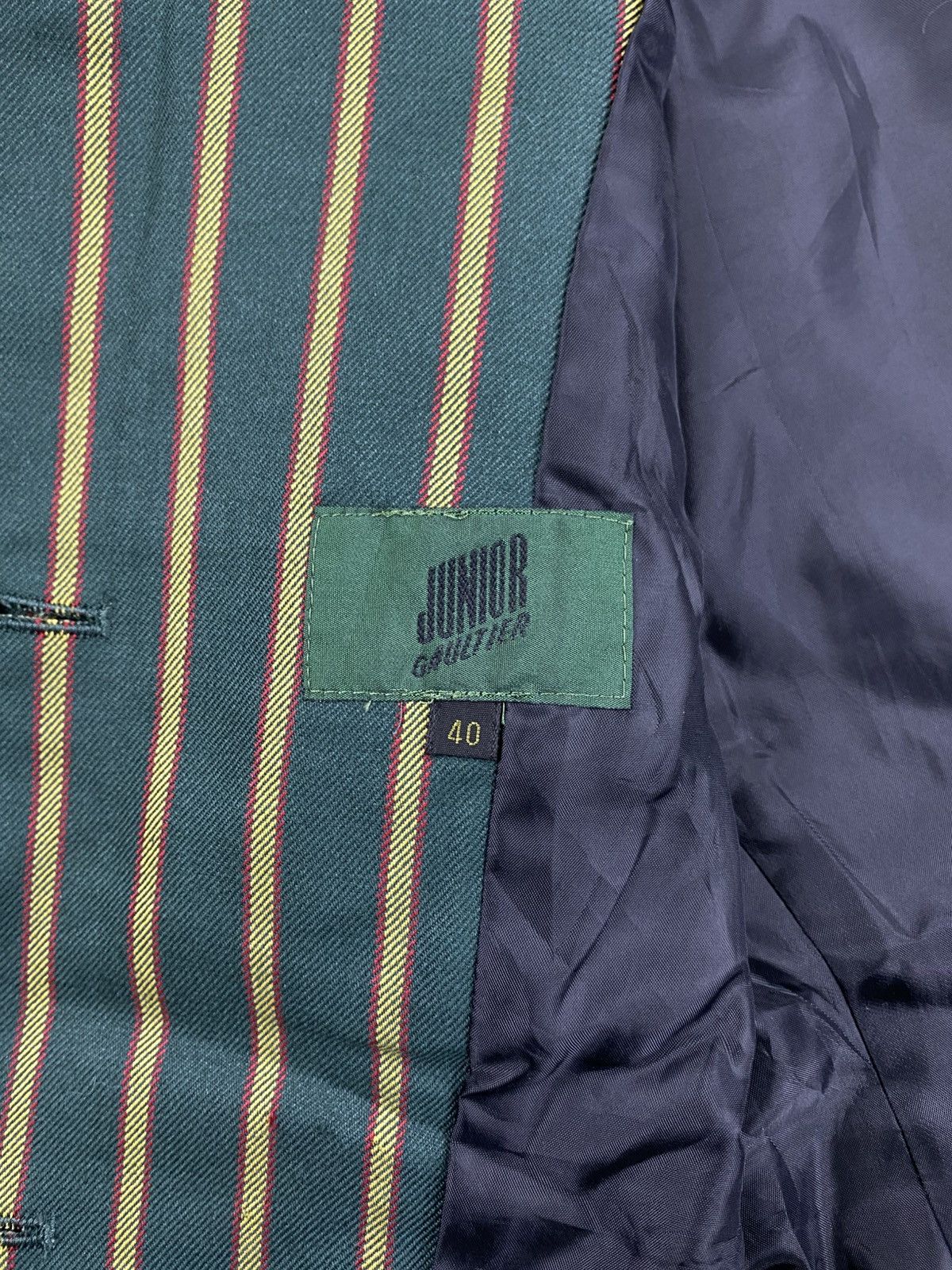 Jean Paul Gaultier Vintage Junior Gaultier By Jean Paul Gaultier Striped Jacket Size US M / EU 48-50 / 2 - 8 Thumbnail