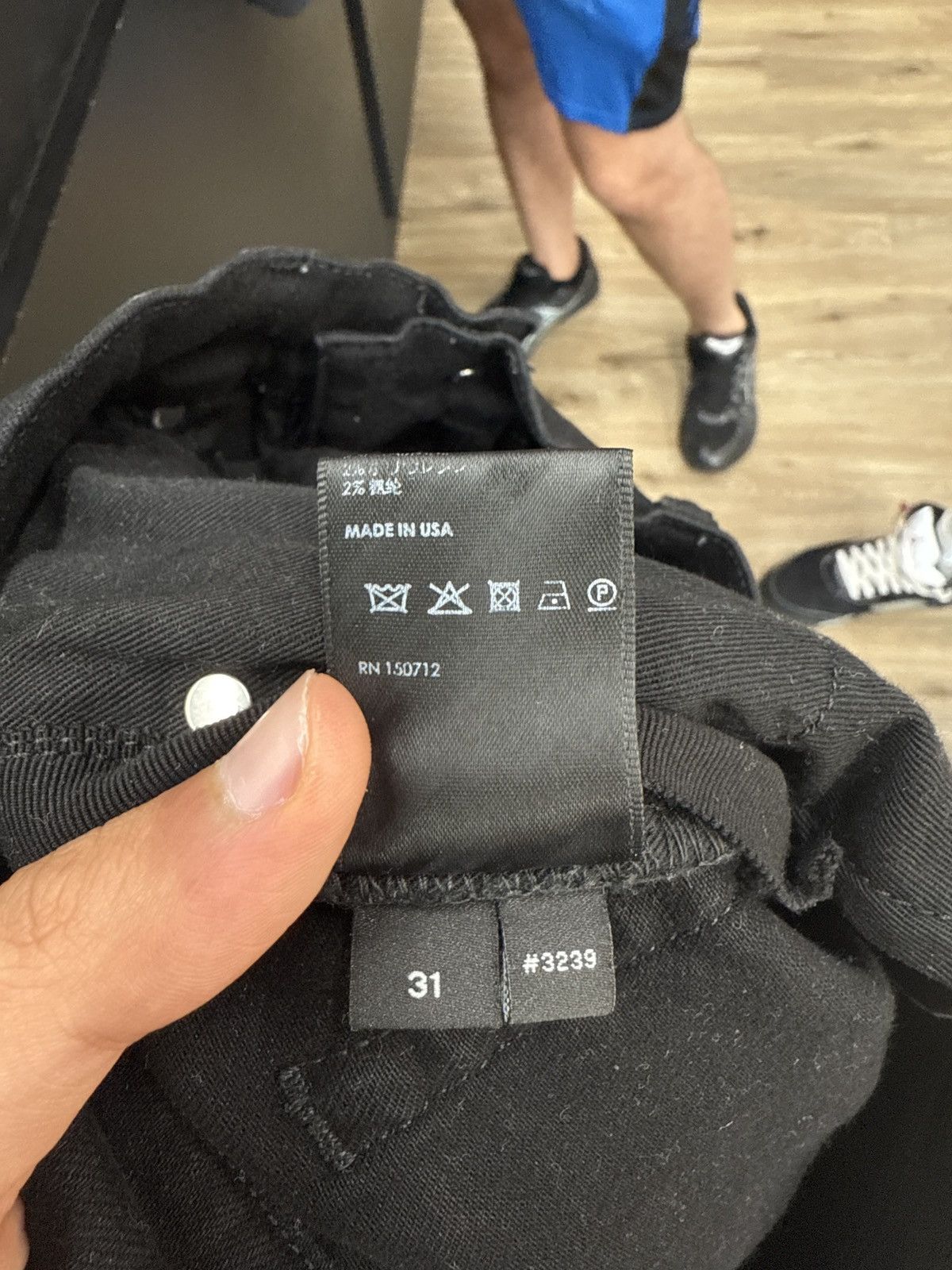 Amiri Amiri Black Denim Jeans Size US 31 - 9 Thumbnail