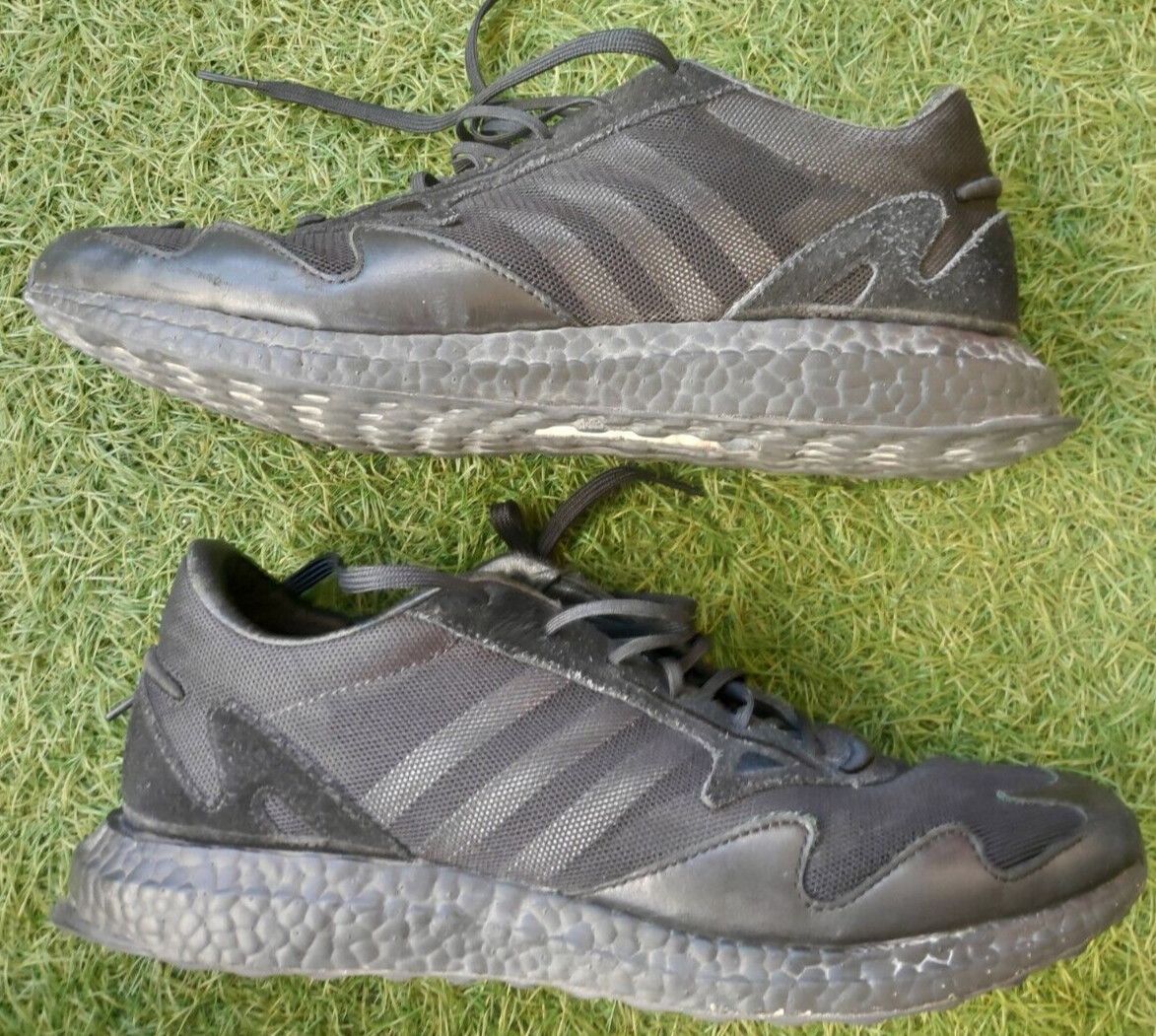 Adidas × Y-3 Adidas Boost Y-3 Rhisu Run Black Yohji Yamamoto FU8504 Size US 11 / EU 44 - 3 Thumbnail
