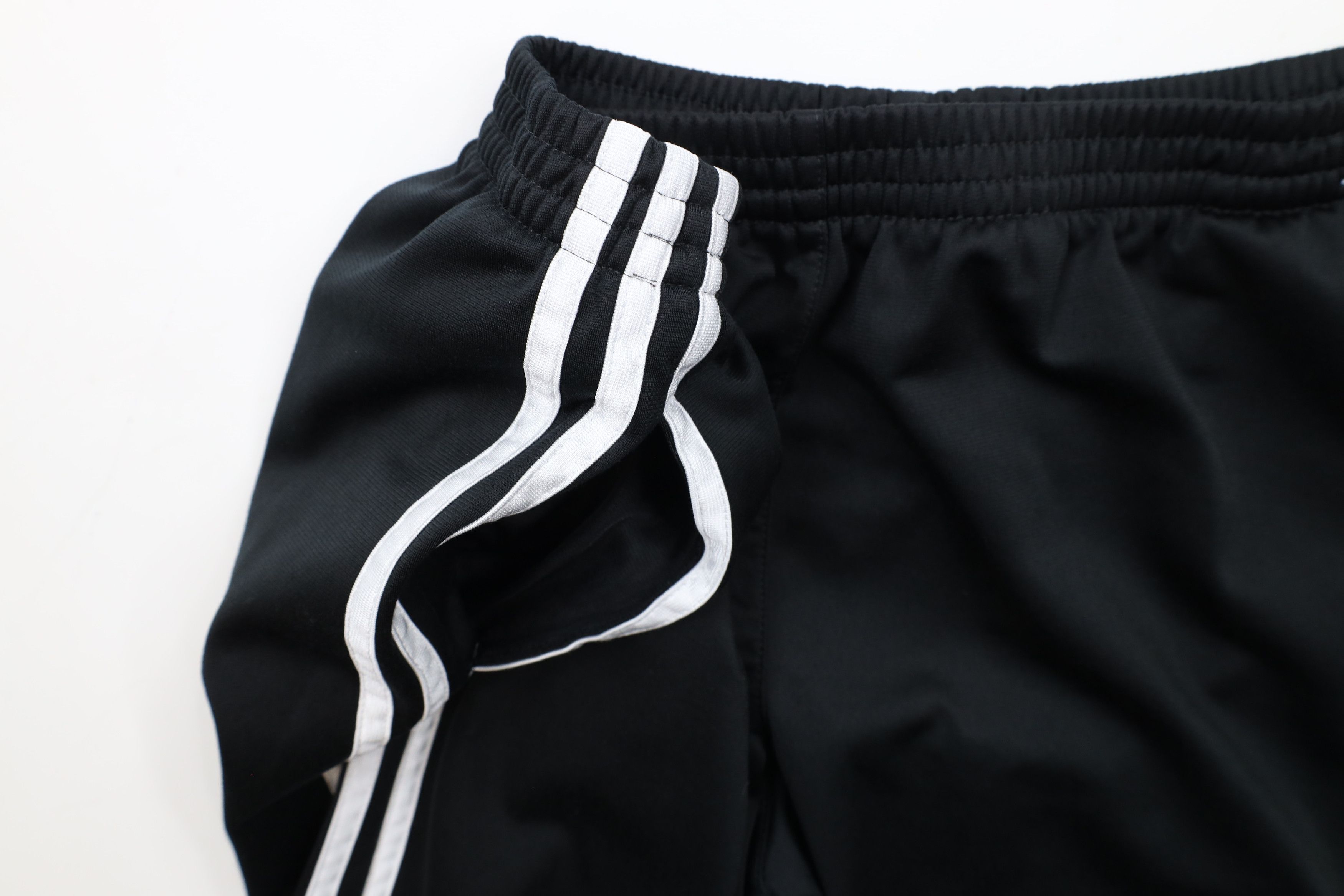 Adidas × Vintage Vintage Y2K Adidas Striped Wide Leg Sweatpants Pants Black Size 32" / US 10 / IT 46 - 8 Thumbnail