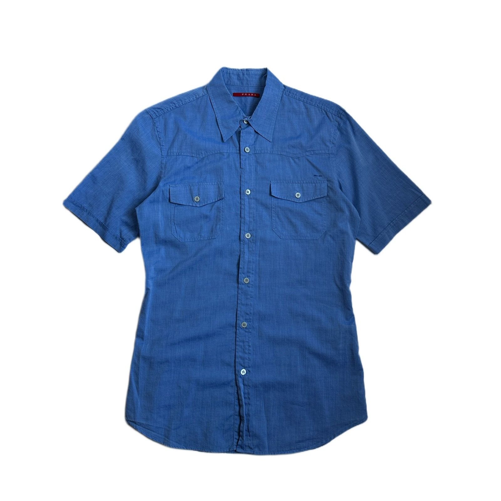 Prada Prada Sport 2006 Short Sleeve Western Shirt Size US S / EU 44-46 / 1 - 1 Thumbnail