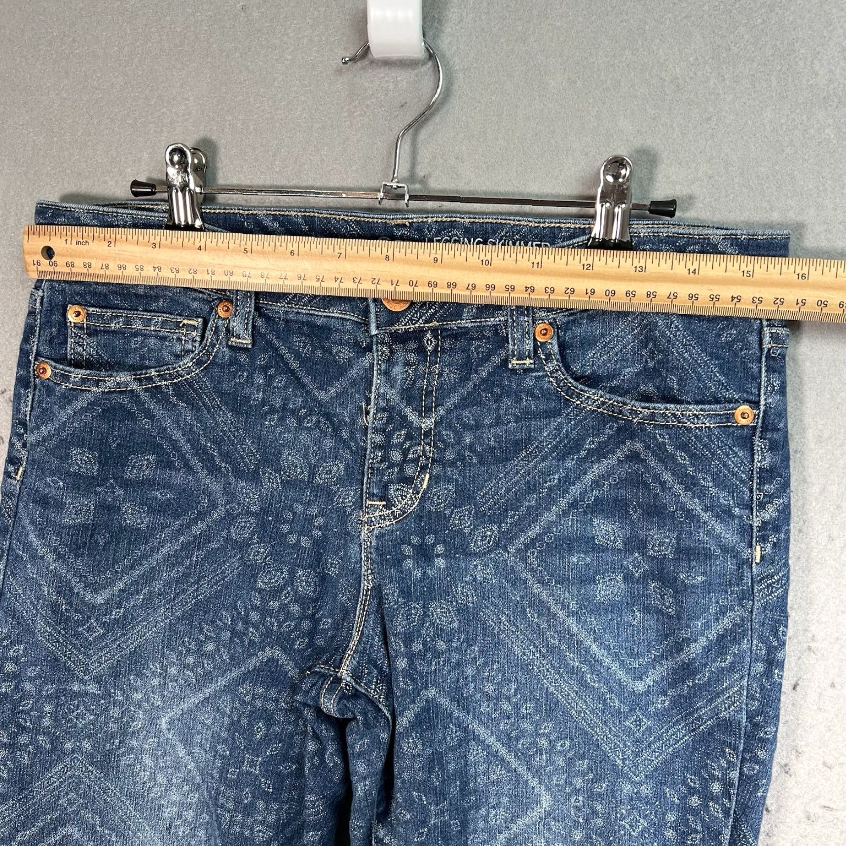Gap Gap Jegging Skimmer Jeans Womens 8 Blue Medium Wash Size 30" / US 8 / IT 44 - 3 Thumbnail