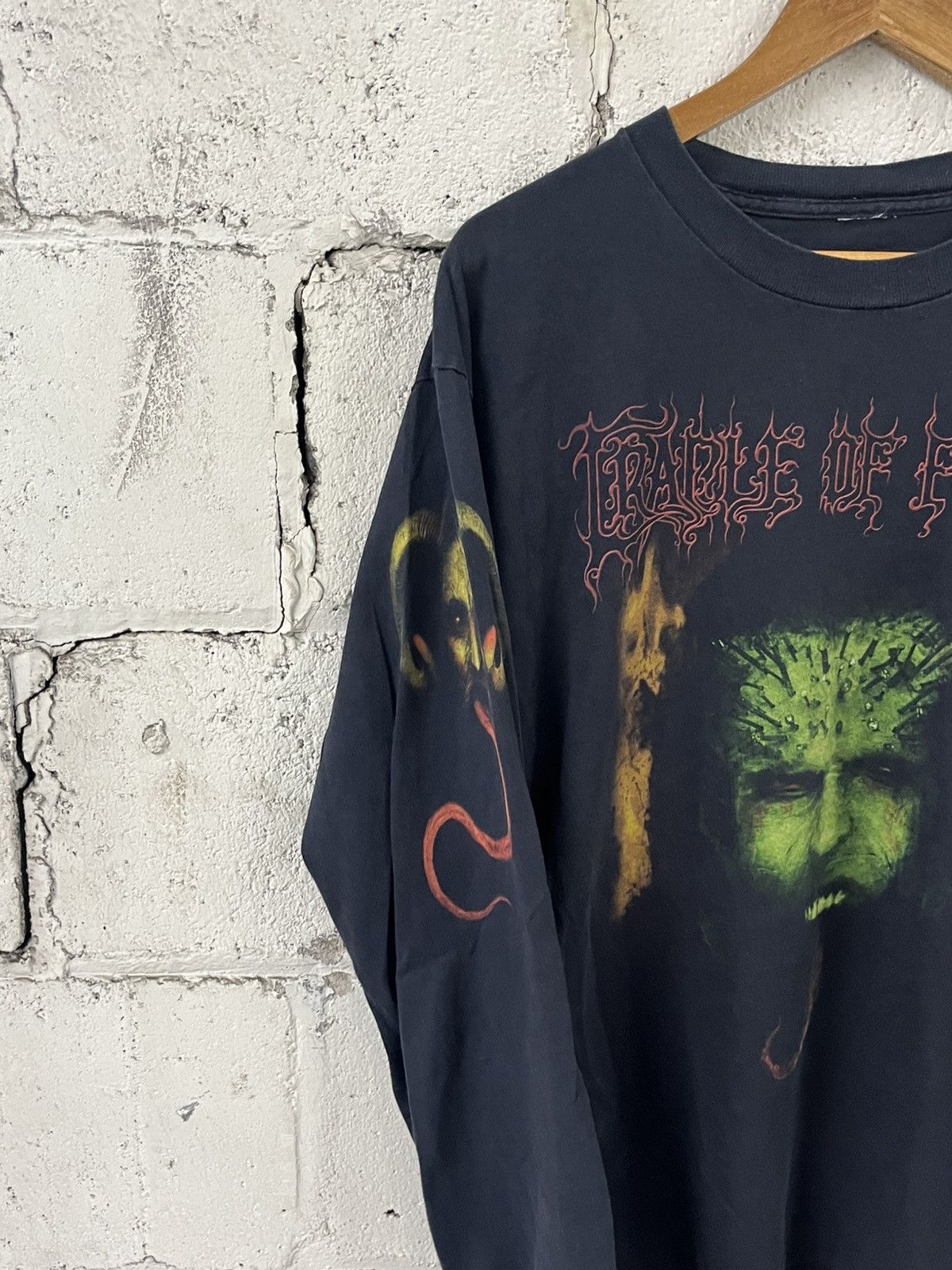 Band Tees Cradle of filth rare vintage long sleeve band Tee grunge Size US L / EU 52-54 / 3 - 3 Thumbnail