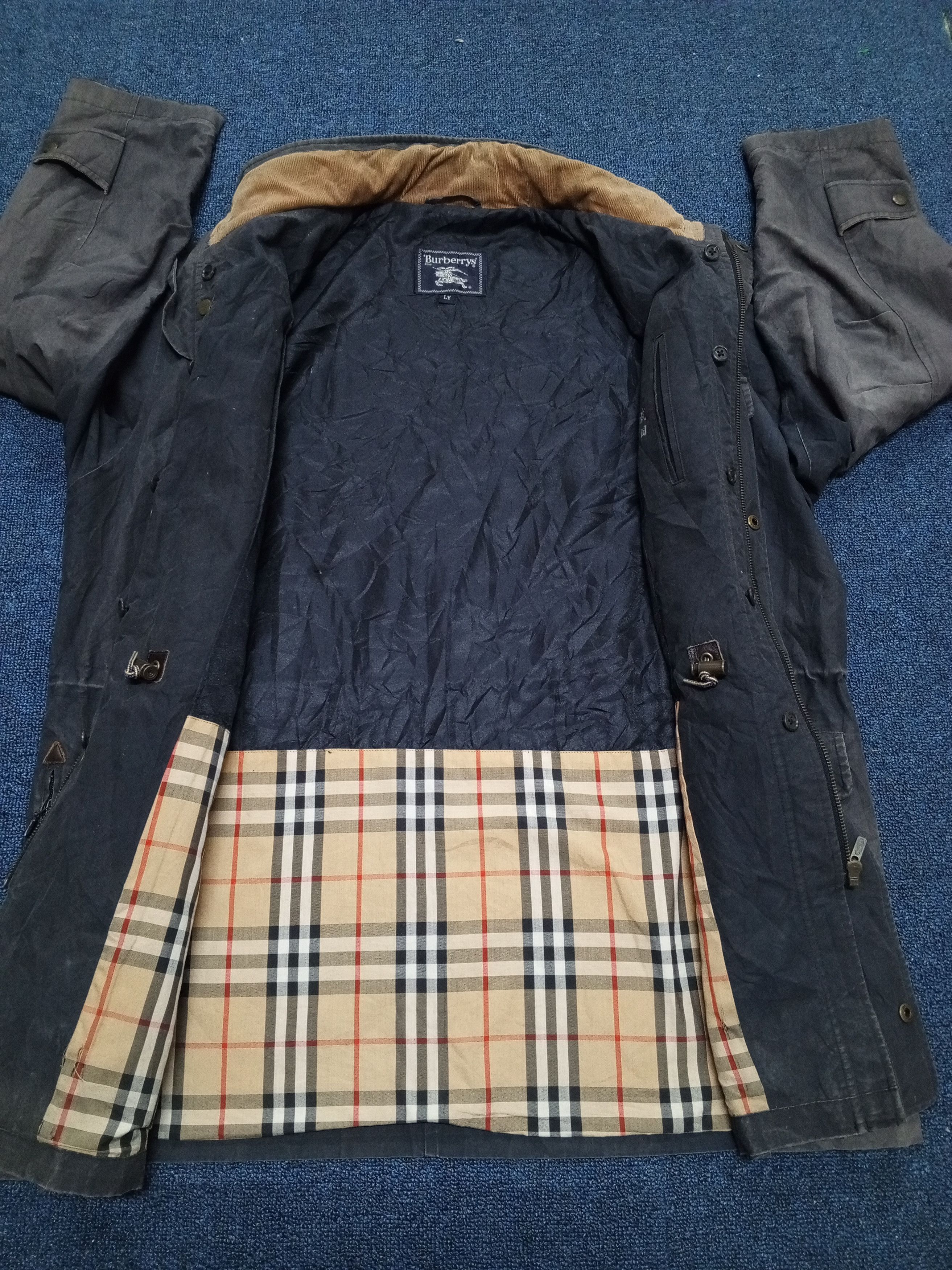 Burberry BURBERRY LONG JACKET RARE Size US XXL / EU 58 / 5 - 8 Thumbnail