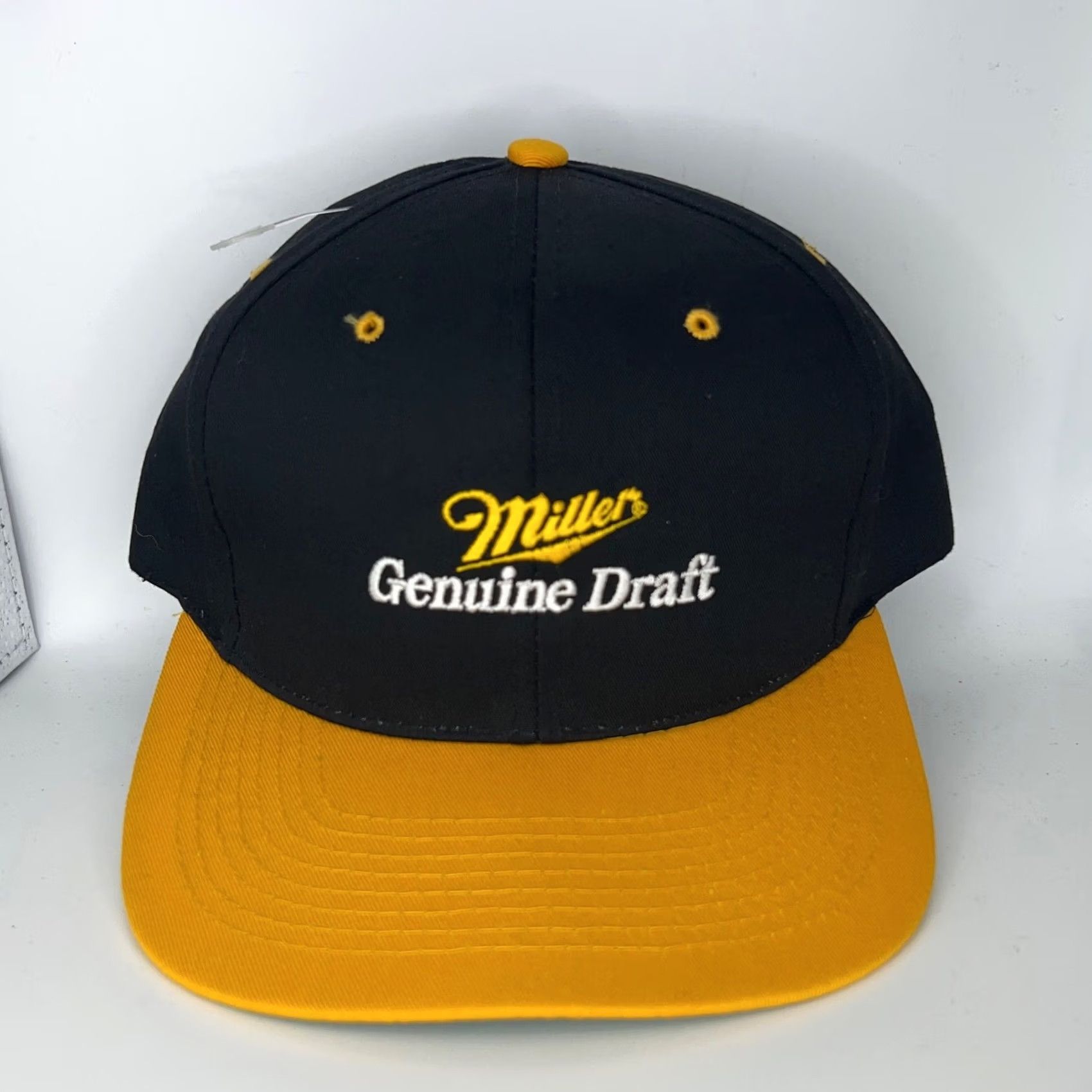 Vintage VINTAGE MILLER GENUINE DRAFT BEER SNAPBACK HAT 80s Mens high life bar alcohol Size ONE SIZE - 2 Thumbnail