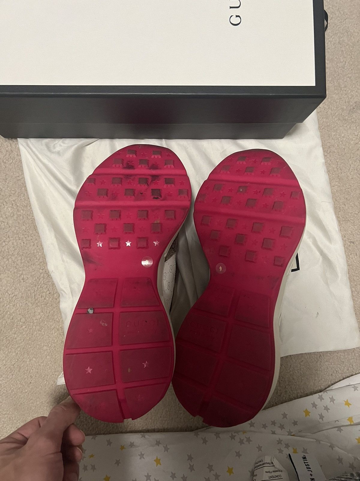 Gucci Gucci Rhyton GG Supreme Sneakers Size US 9 / EU 42 - 6 Thumbnail