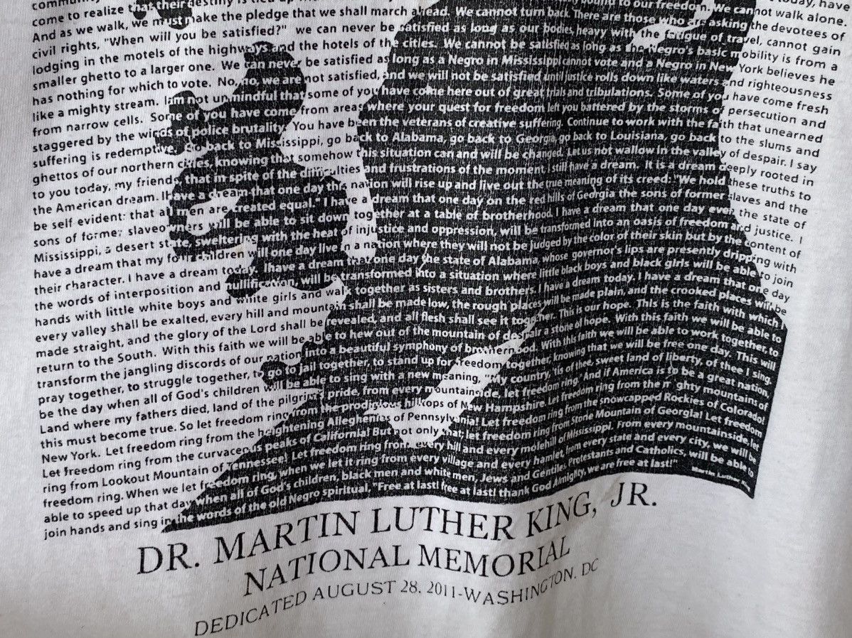 Vintage Vintage Martin Luther King Jr Tees Black History Size US L / EU 52-54 / 3 - 7 Thumbnail