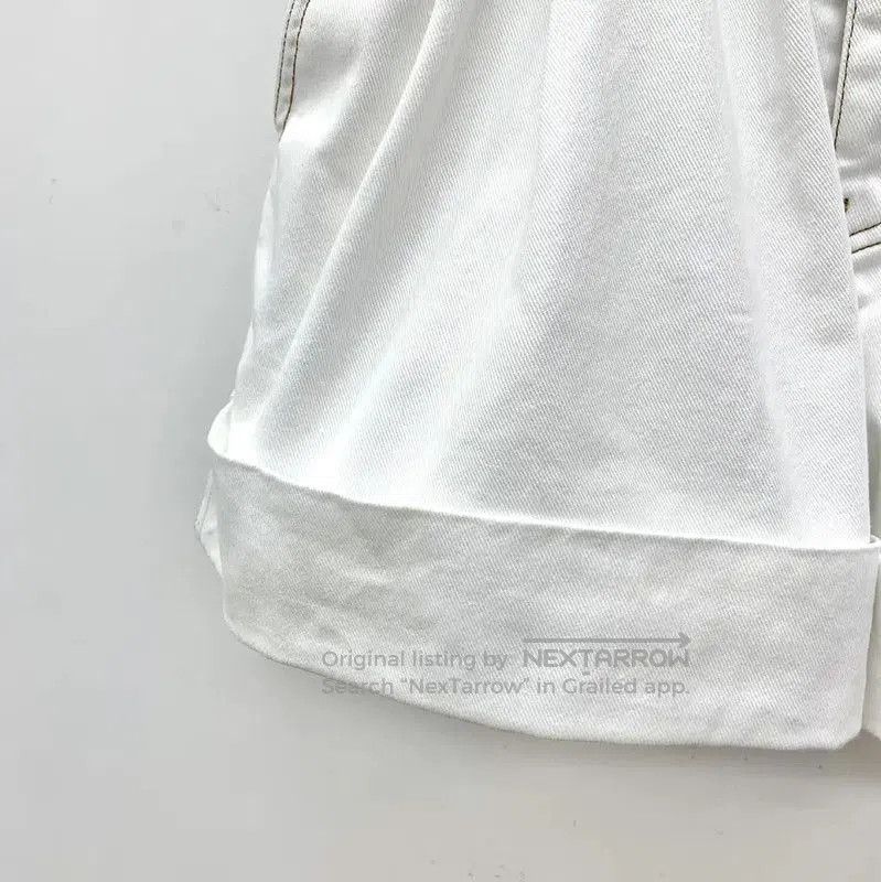 Miu Miu Miu Miu White Cotton Women's Shorts . Size 28" / US 6 / IT 42 - 3 Thumbnail