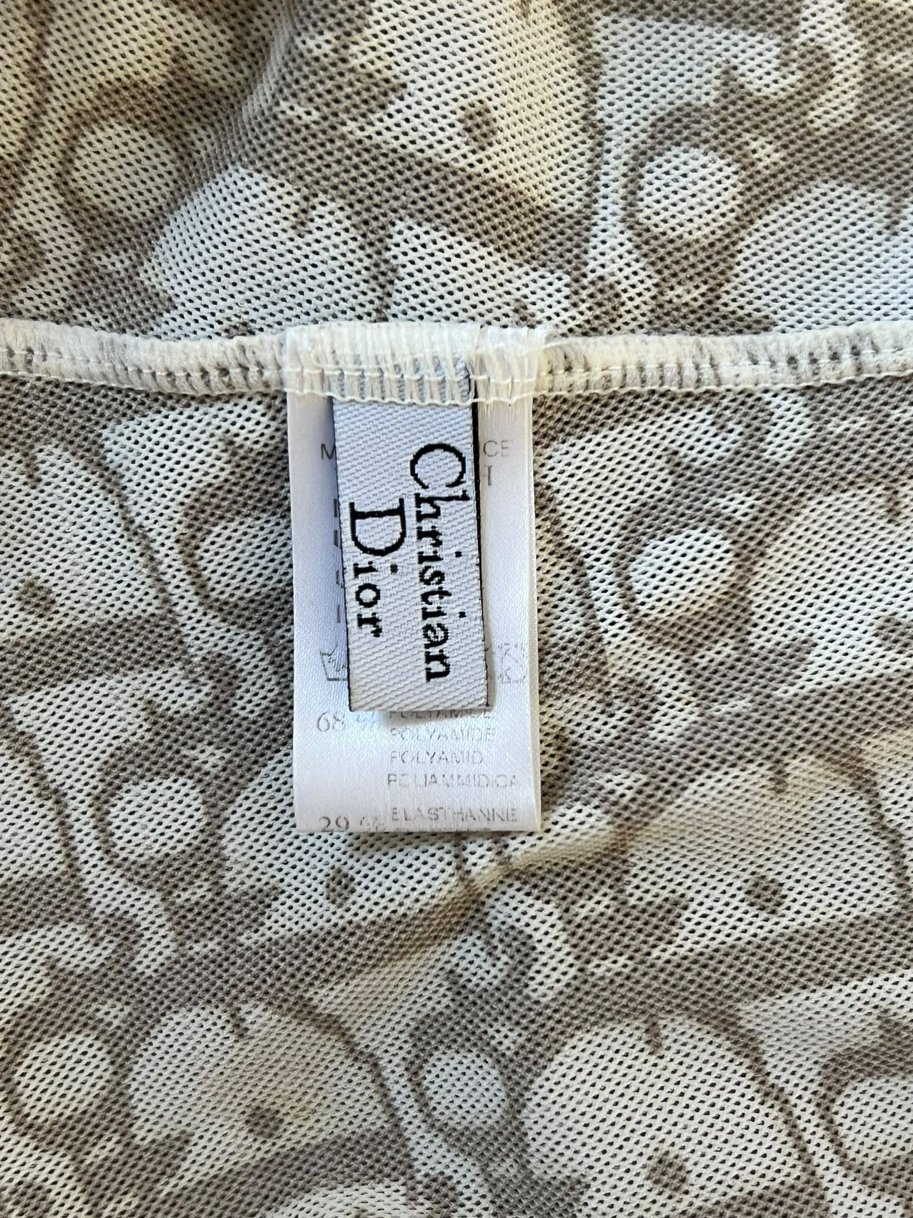 Dior Christian Dior by John Galliano 2005 Monogram Slip Dress Size XL / US 12-14 / IT 48-50 - 5 Thumbnail