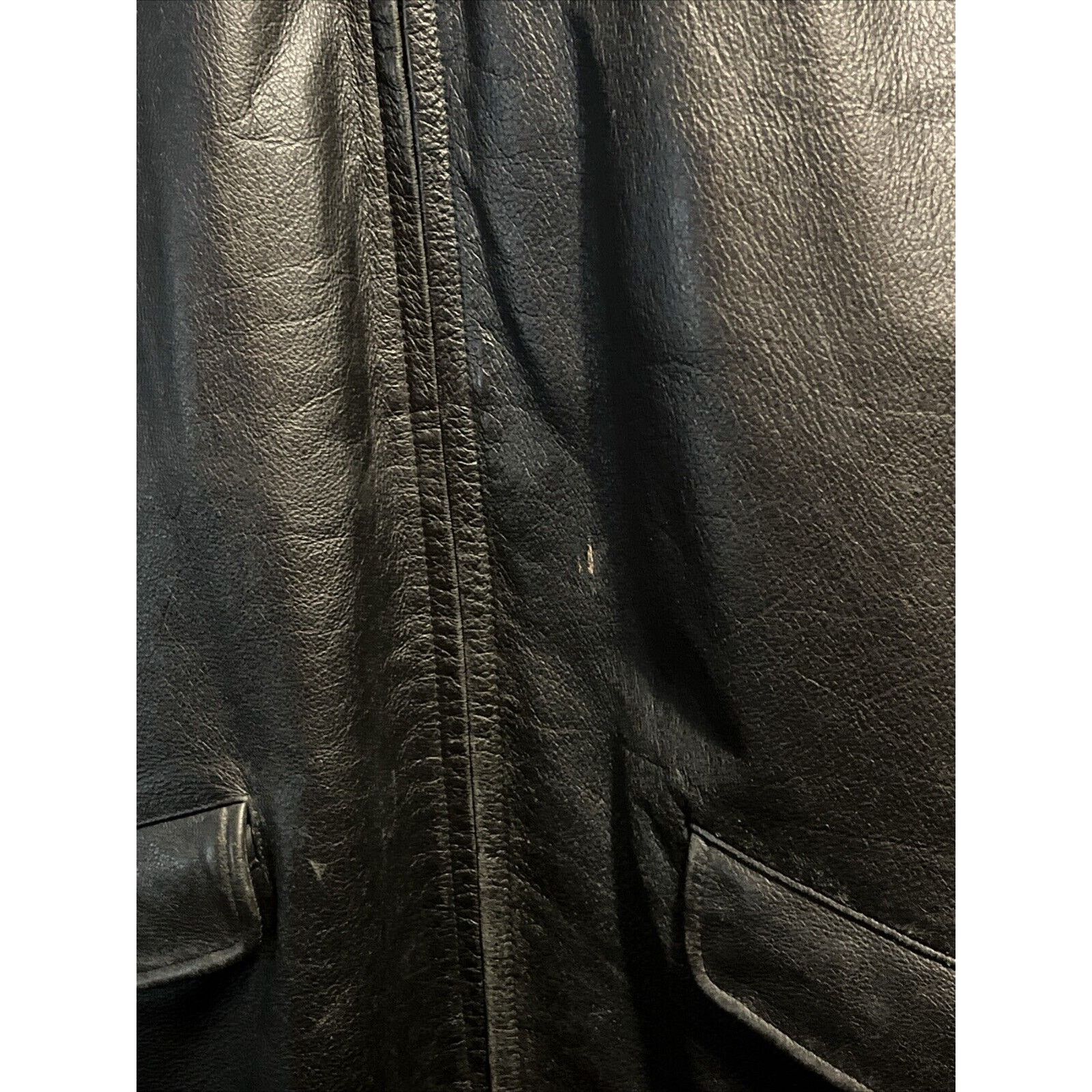 True Grit True Grit Vintage Men’s XL Leather Jacket Black LS Zip Y2K Size US XL / EU 56 / 4 - 11 Thumbnail