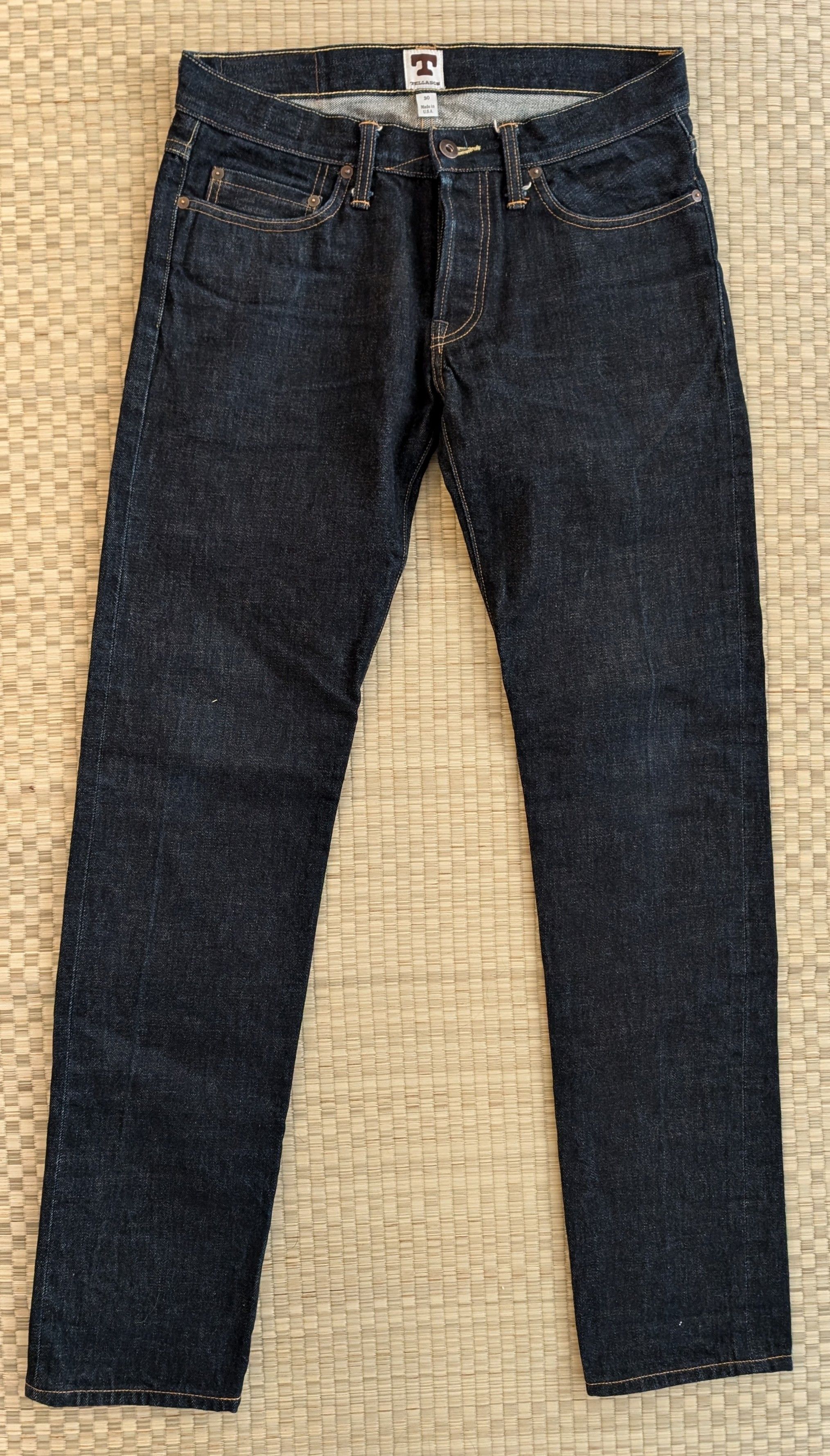 Tellason Tellason Slim Fit Selvedge Jeans Made in USA Size US 30 / EU 46 - 1 Thumbnail