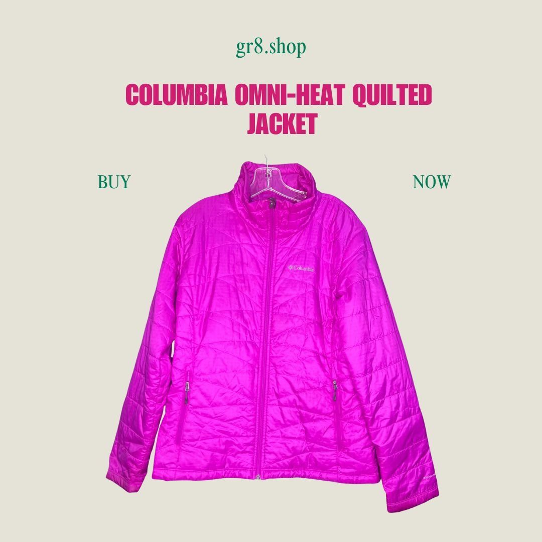 Columbia Columbia Omni-Heat Quilted Jacket Womens XL Bright Pink Ligh Size XL / US 12-14 / IT 48-50 - 1 Thumbnail