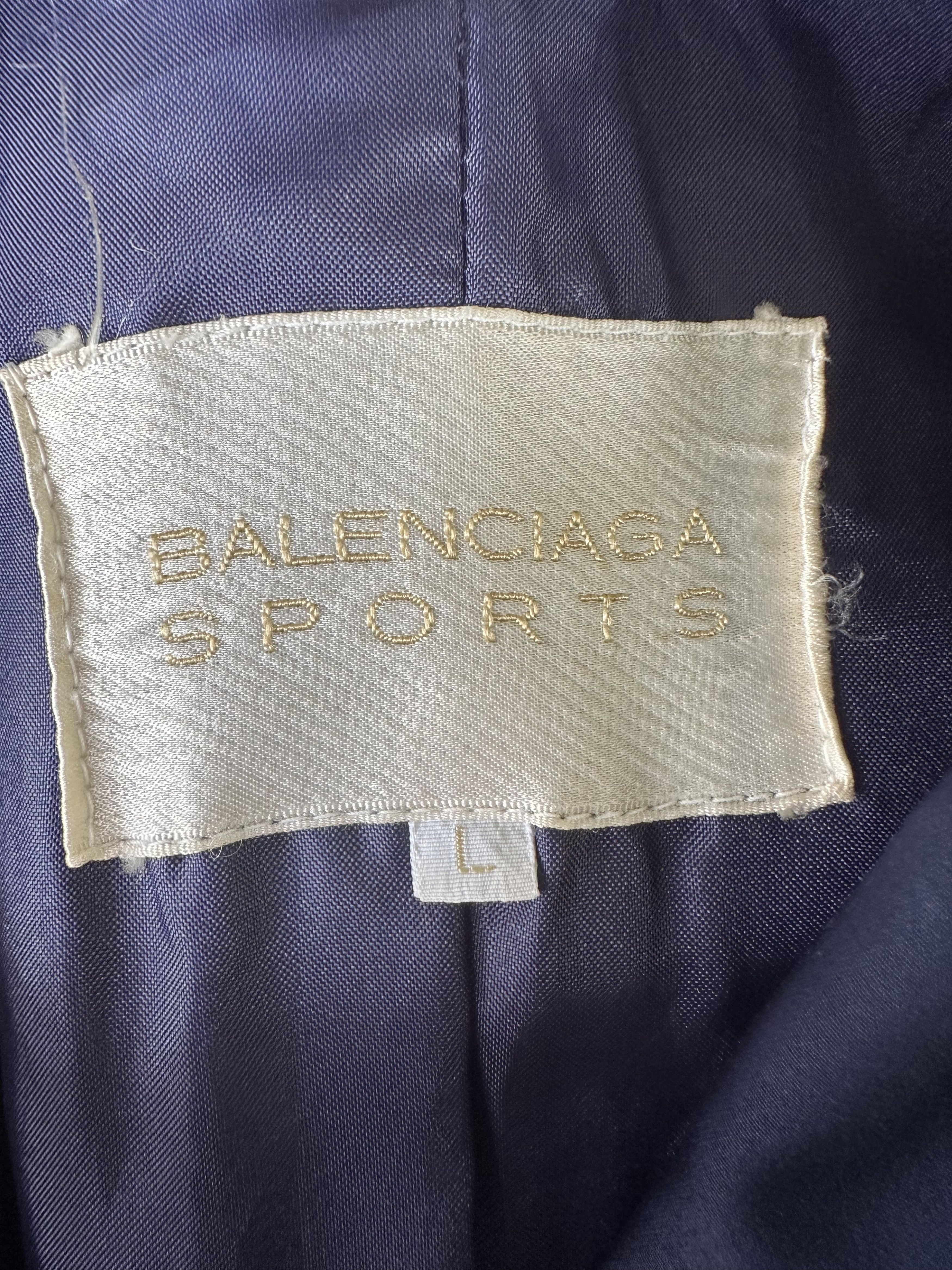 Balenciaga Vintage 90s Balenciaga Sports Jacket Size US L / EU 52-54 / 3 - 9 Thumbnail