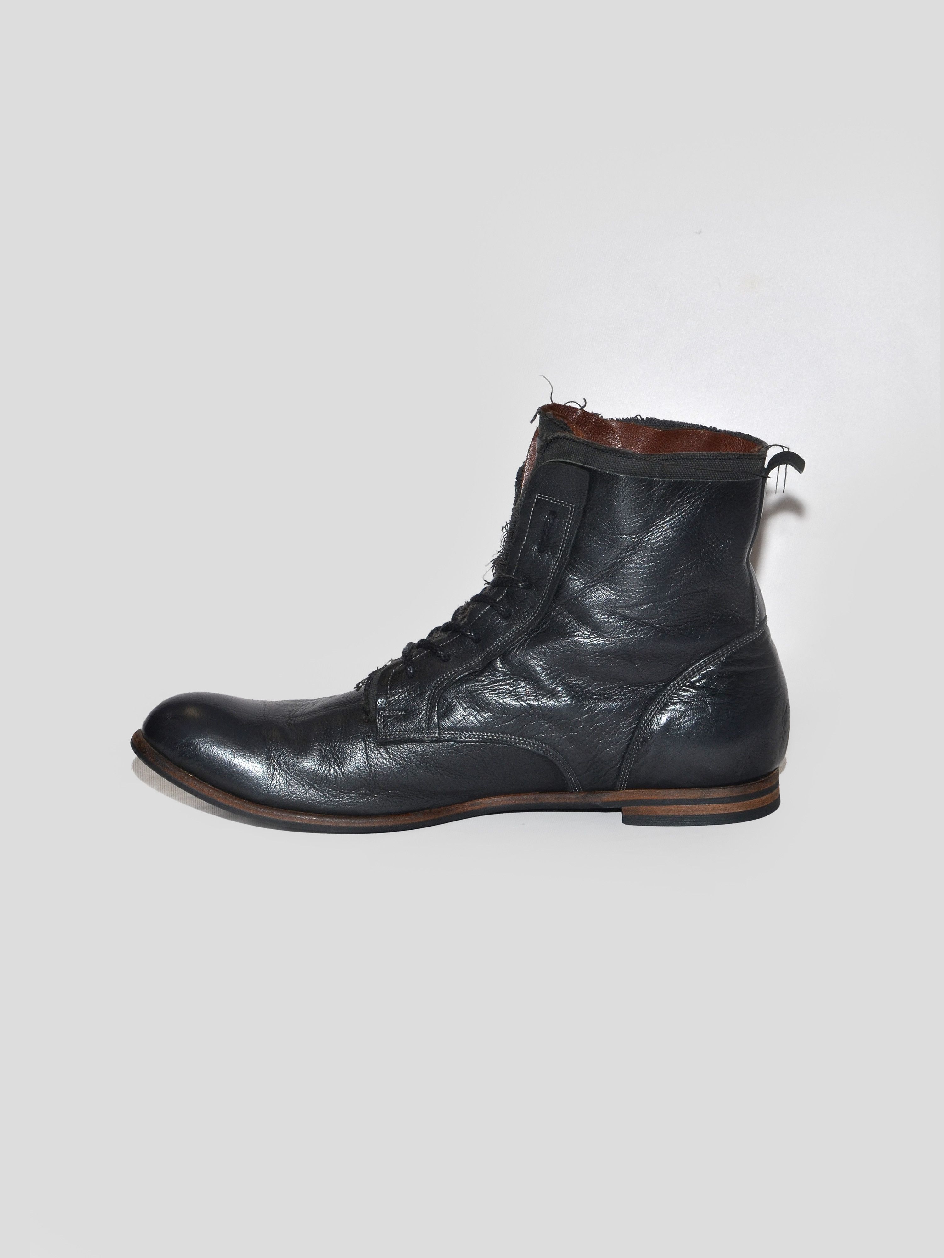 Maison MIHARA YASUHIRO Mihara Yasuhiro 2000s Layered Leather Boots Size US 8.5 / EU 41-42 - 3 Thumbnail