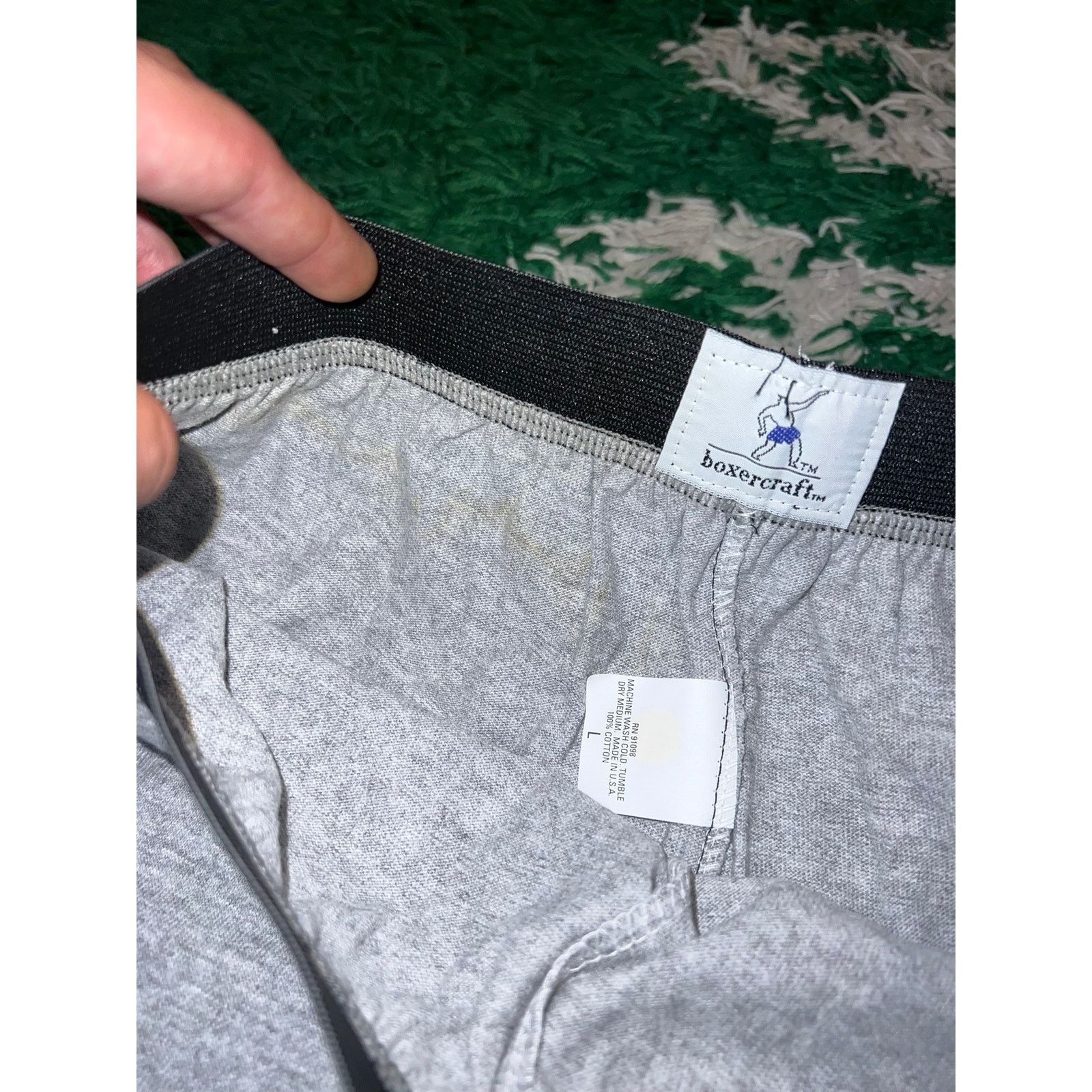 Vintage Vintage Boxercraft Hilton Head Island Gray Boxer Bottoms L Size 32 - 5 Thumbnail