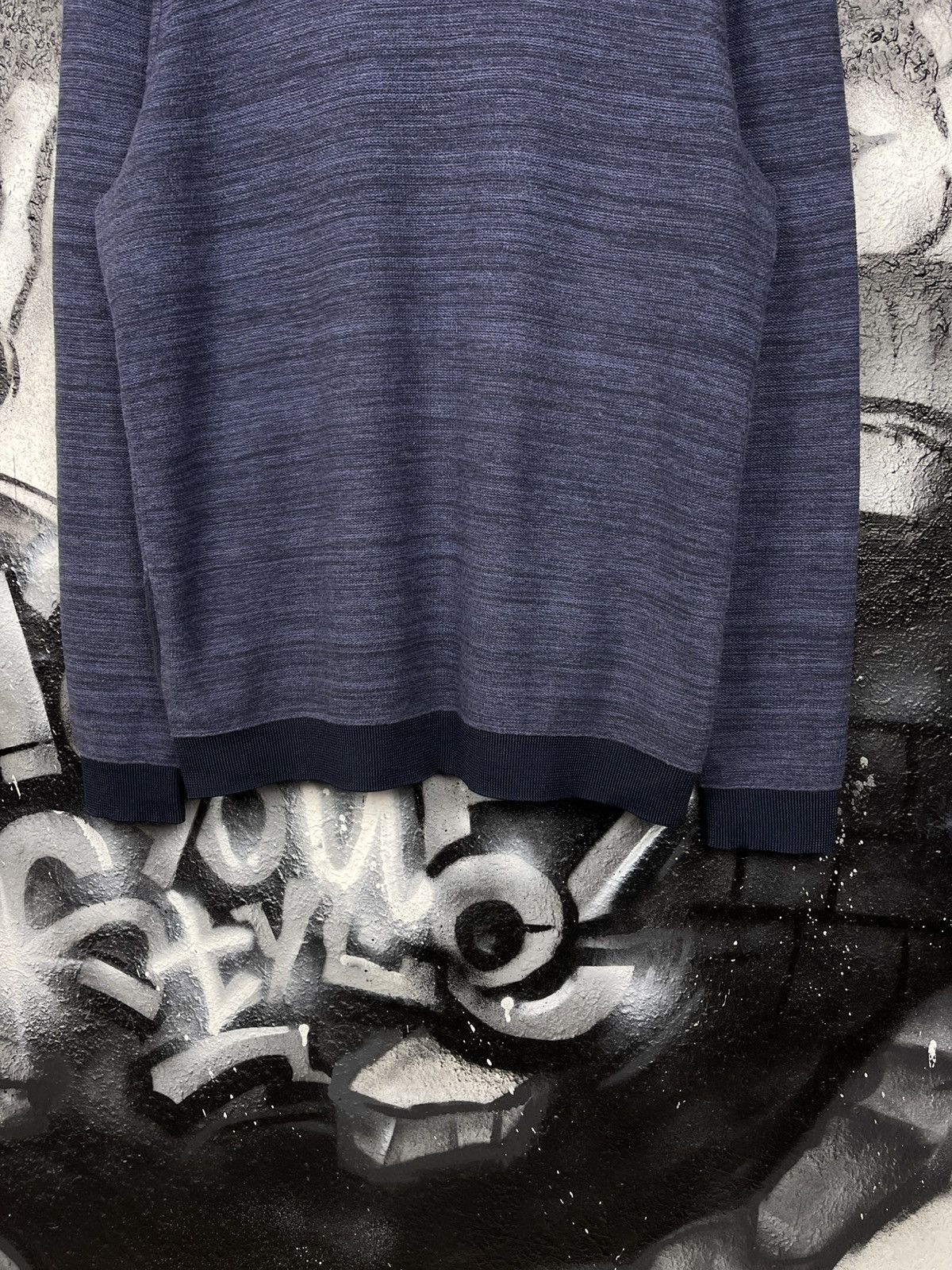 Folk Folk Blue Knit Sweater Men’s Size L Size US L / EU 52-54 / 3 - 4 Thumbnail