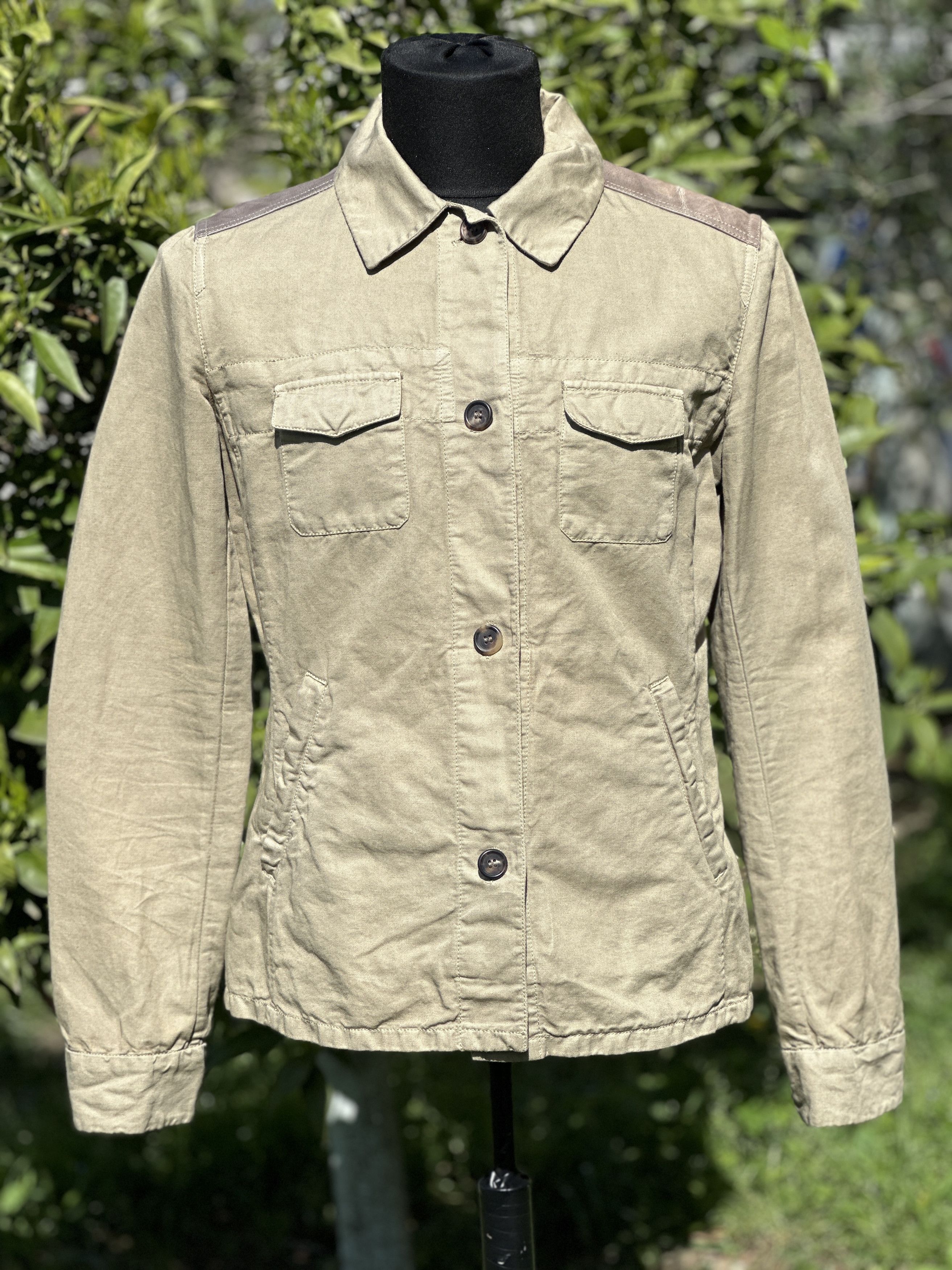 Prada Milano 280775 Bomber Light Leather Size 44 M L