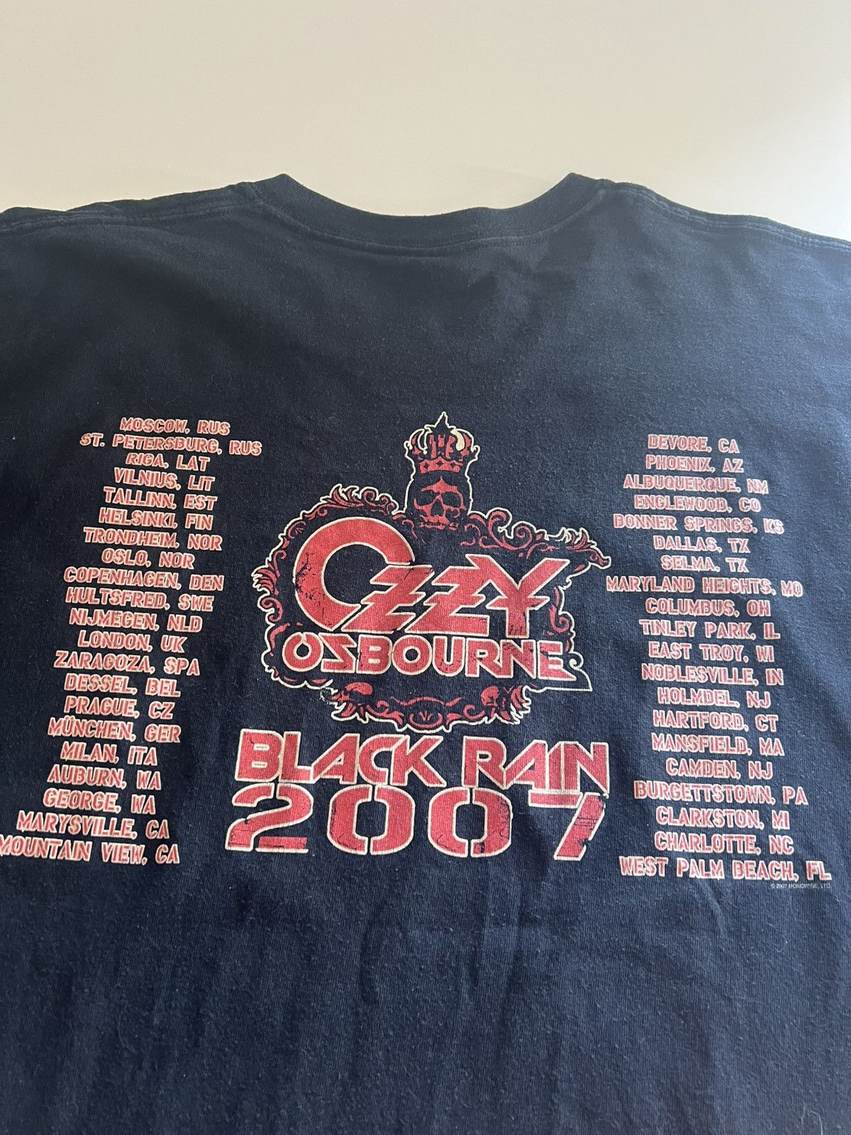 Ozzy Osbourne Original Ozzy Osbourne Tshirt 2007 Size US M / EU 48-50 / 2 - 6 Thumbnail