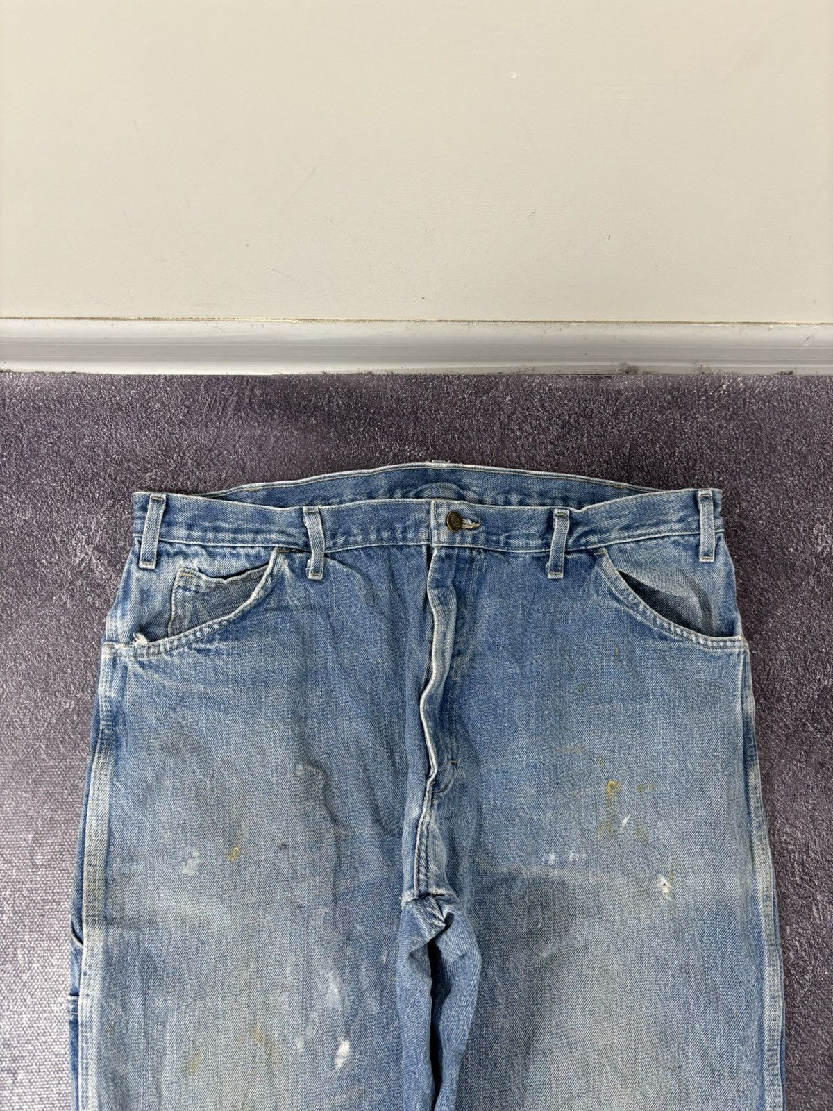 Dickies Vintage Dickies Toyota Embroidery Workwear Denim Baggy Jeans Size US 38 / EU 54 - 13 Thumbnail
