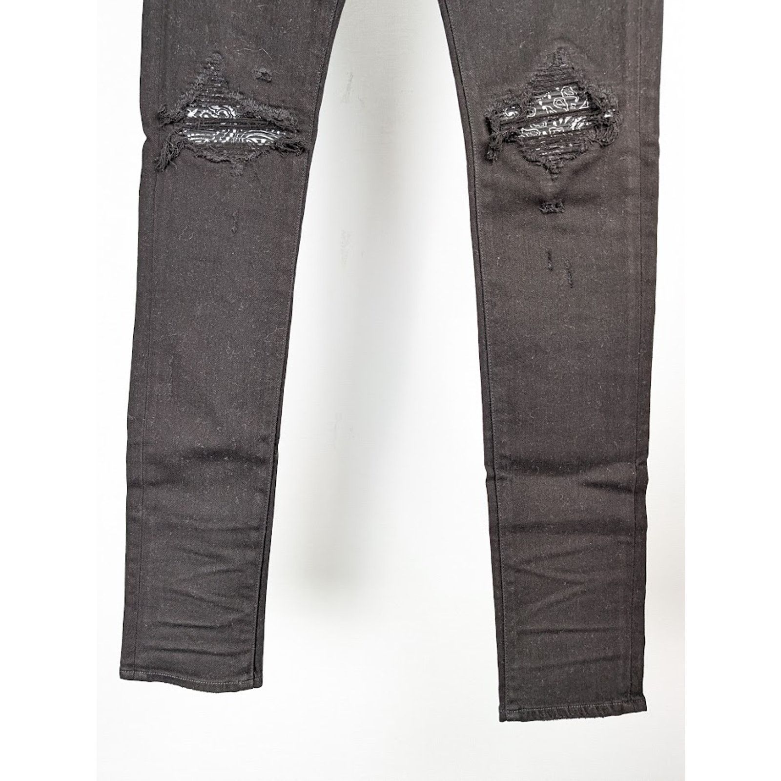 Amiri o1rshd1 MX1 Bandana Jeans in Black Size US 40 / EU 56 - 4 Thumbnail