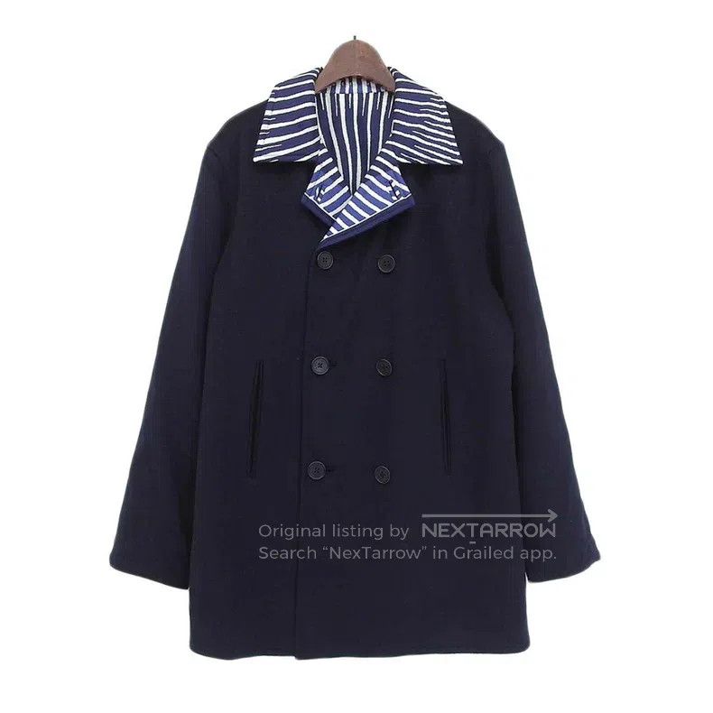 Hermes Hermes Margiela Double-Sided Wool Silk Coat Size L / US 10 / IT 46 - 1 Thumbnail