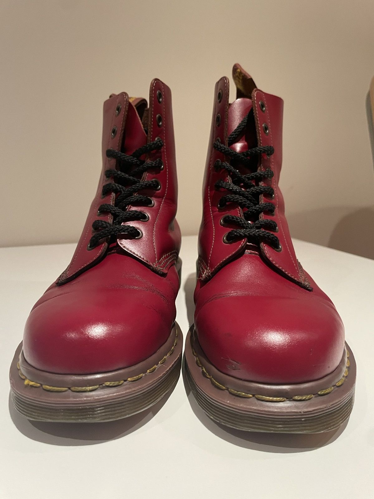 Dr. Martens Dr Martens Red 1460 Made in England Boots Size US 9 / EU 42 - 3 Thumbnail