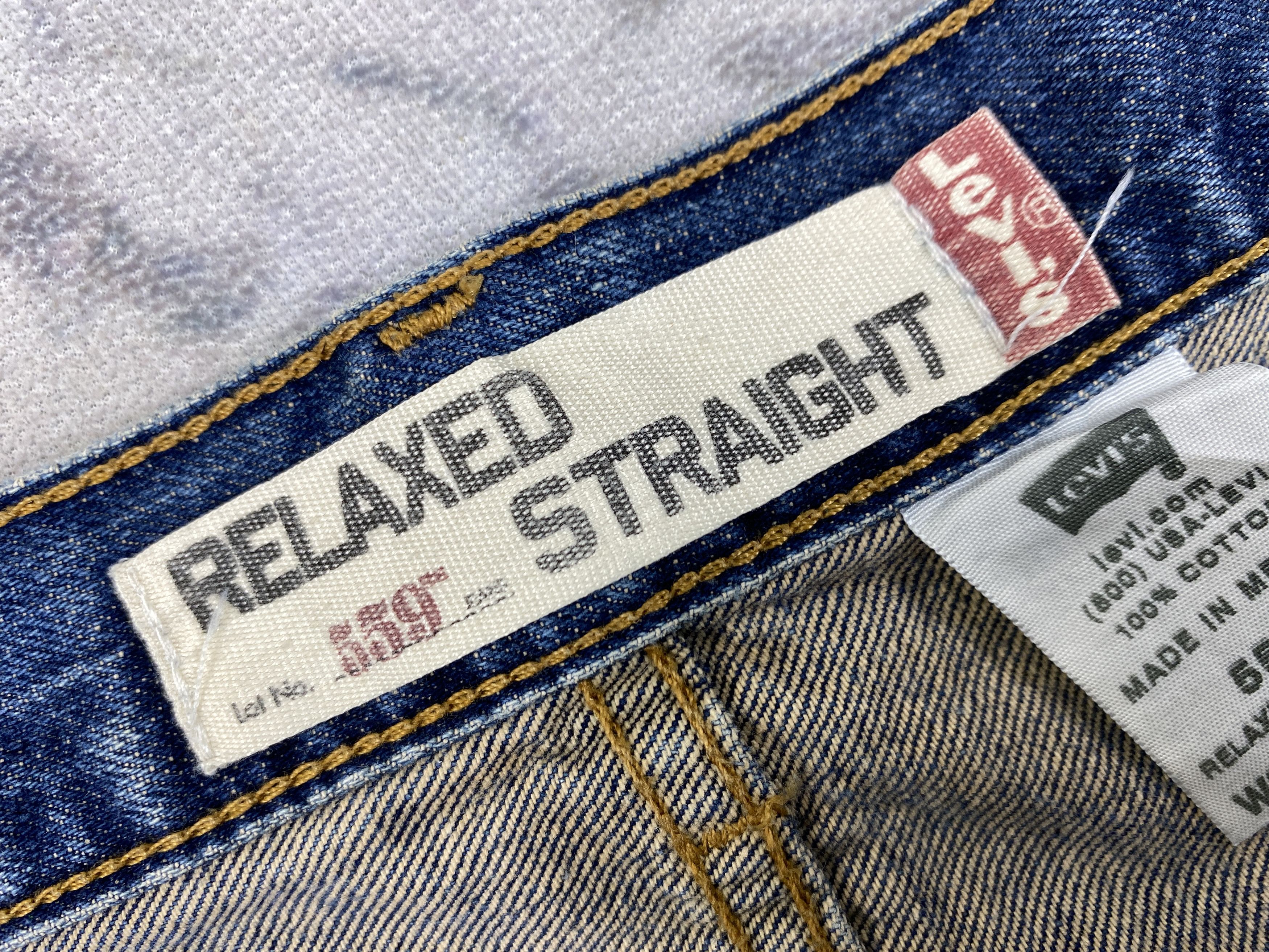 Levi's Vintage Levi's 559 Relaxed Straight 36 x 32 Denim -JN309 Size US 36 / EU 52 - 9 Thumbnail