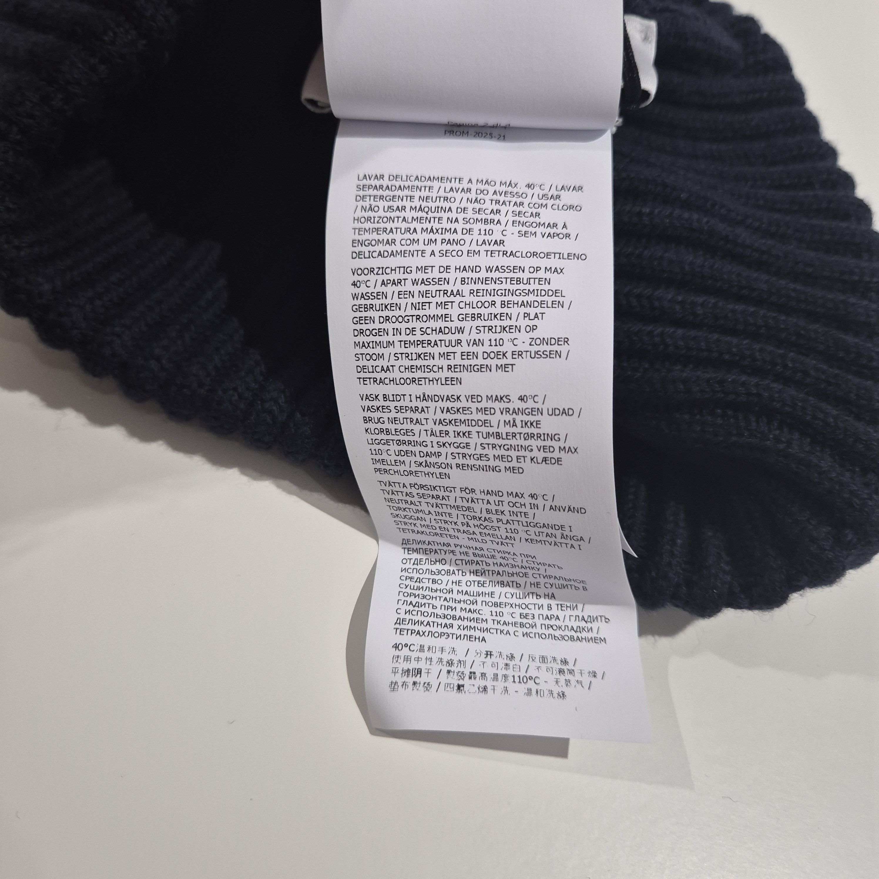 Stone Island Stone Island Wool Beanie Navy – New with Tags Size ONE SIZE - 8 Thumbnail