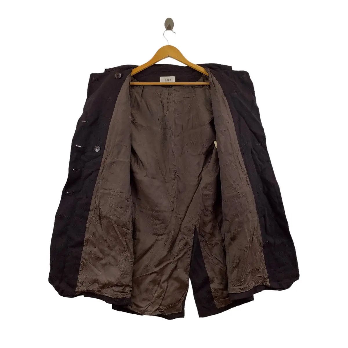 ZAPA Vintage ZAPA PARIS Made In France Double Breasted Peacoat Size M / US 6-8 / IT 42-44 - 4 Thumbnail